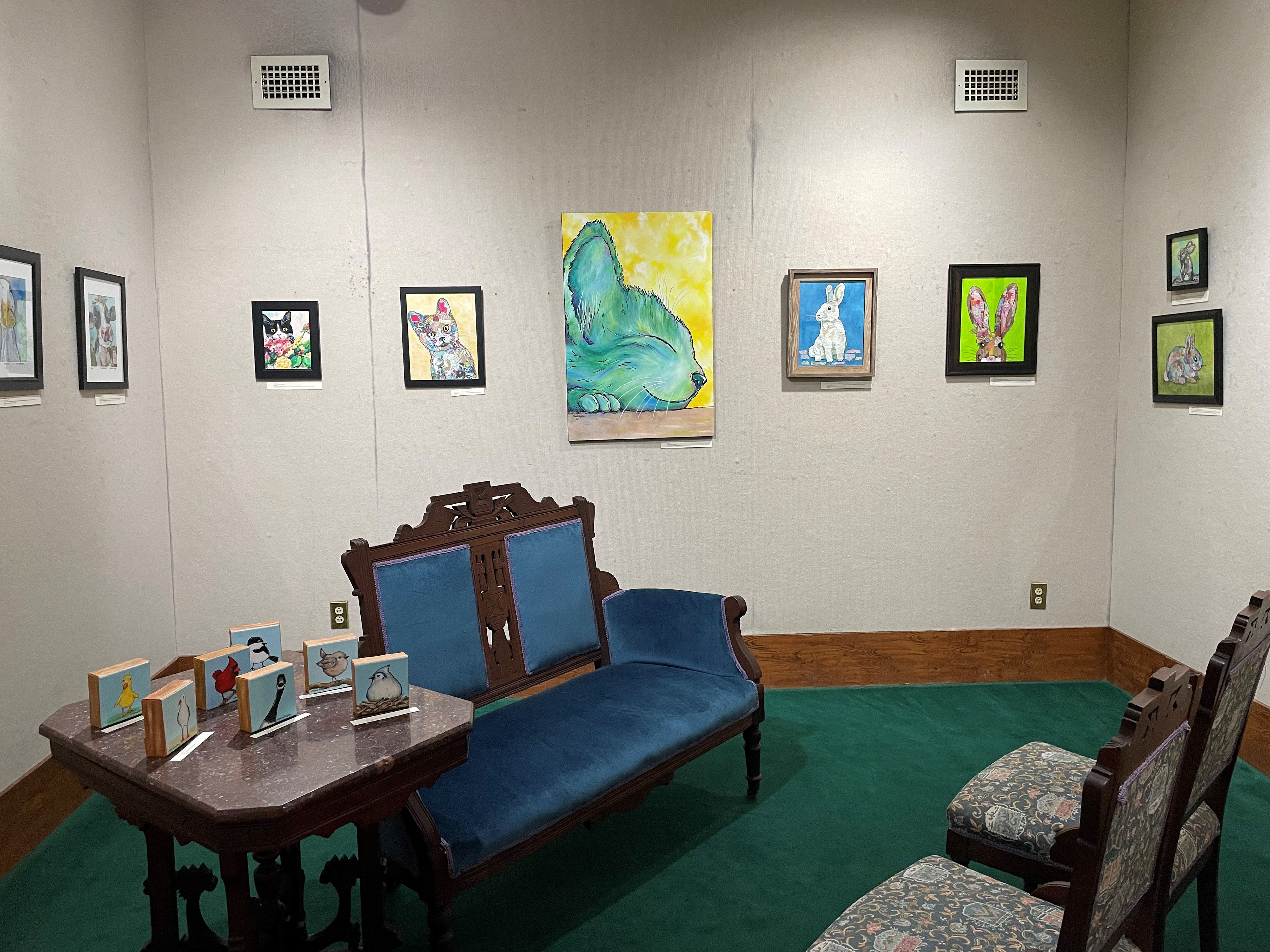 2023 (July-Aug) Solo Art Show at the Hiddenite Arts & Heritage Center