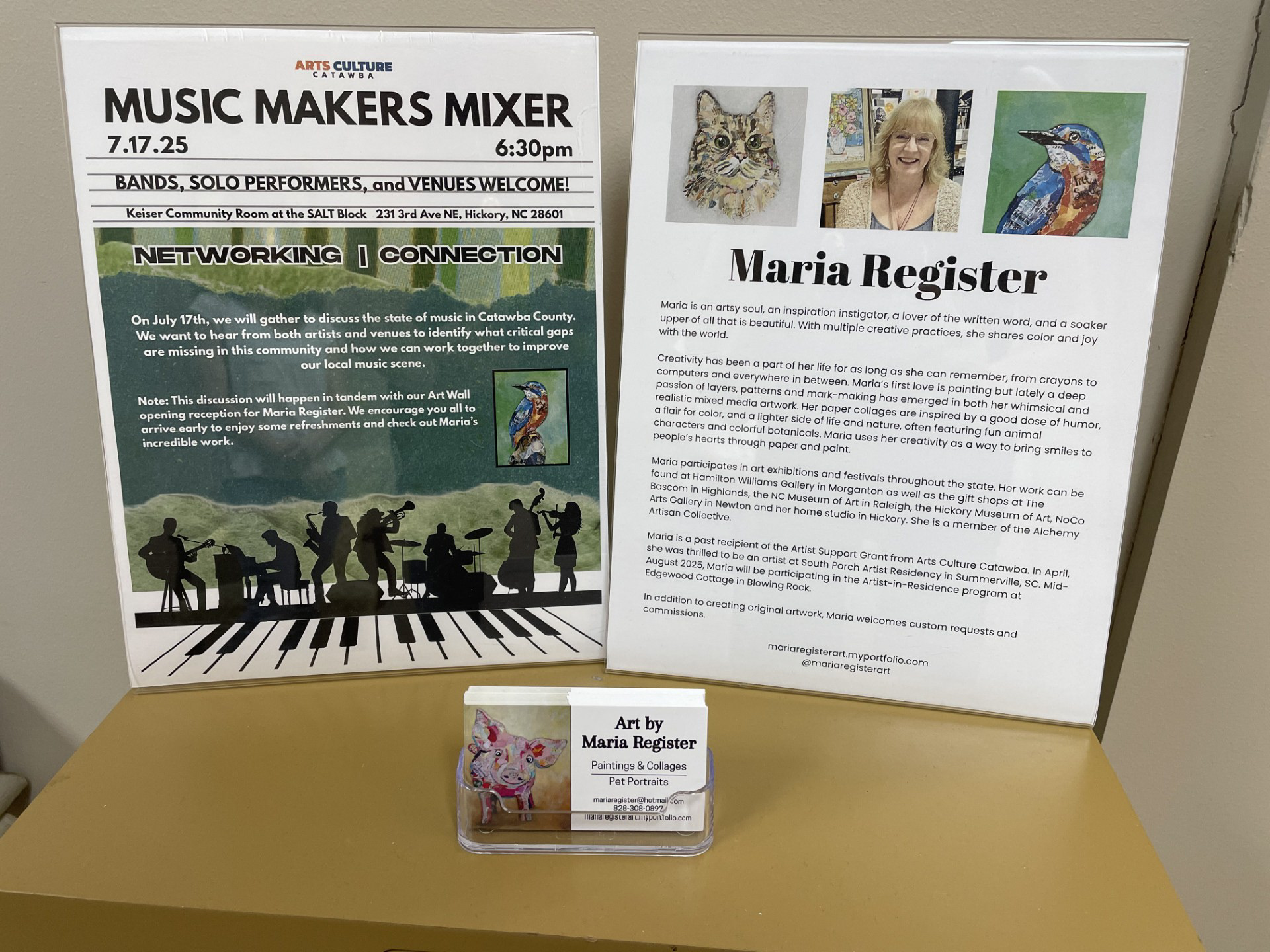 July-Sept 2025 Solo Art Show, Arts Cultural Catawba, Hickory, NC