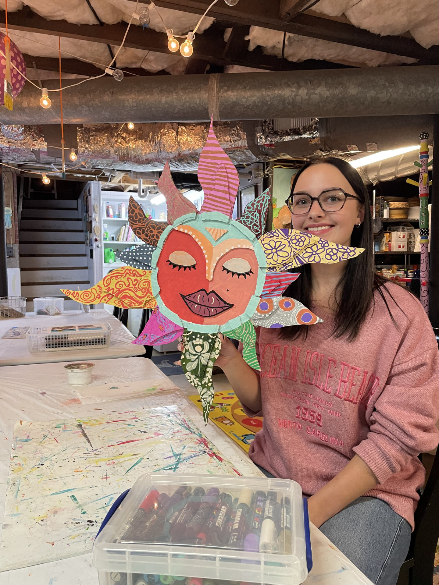 Cardboard Painting