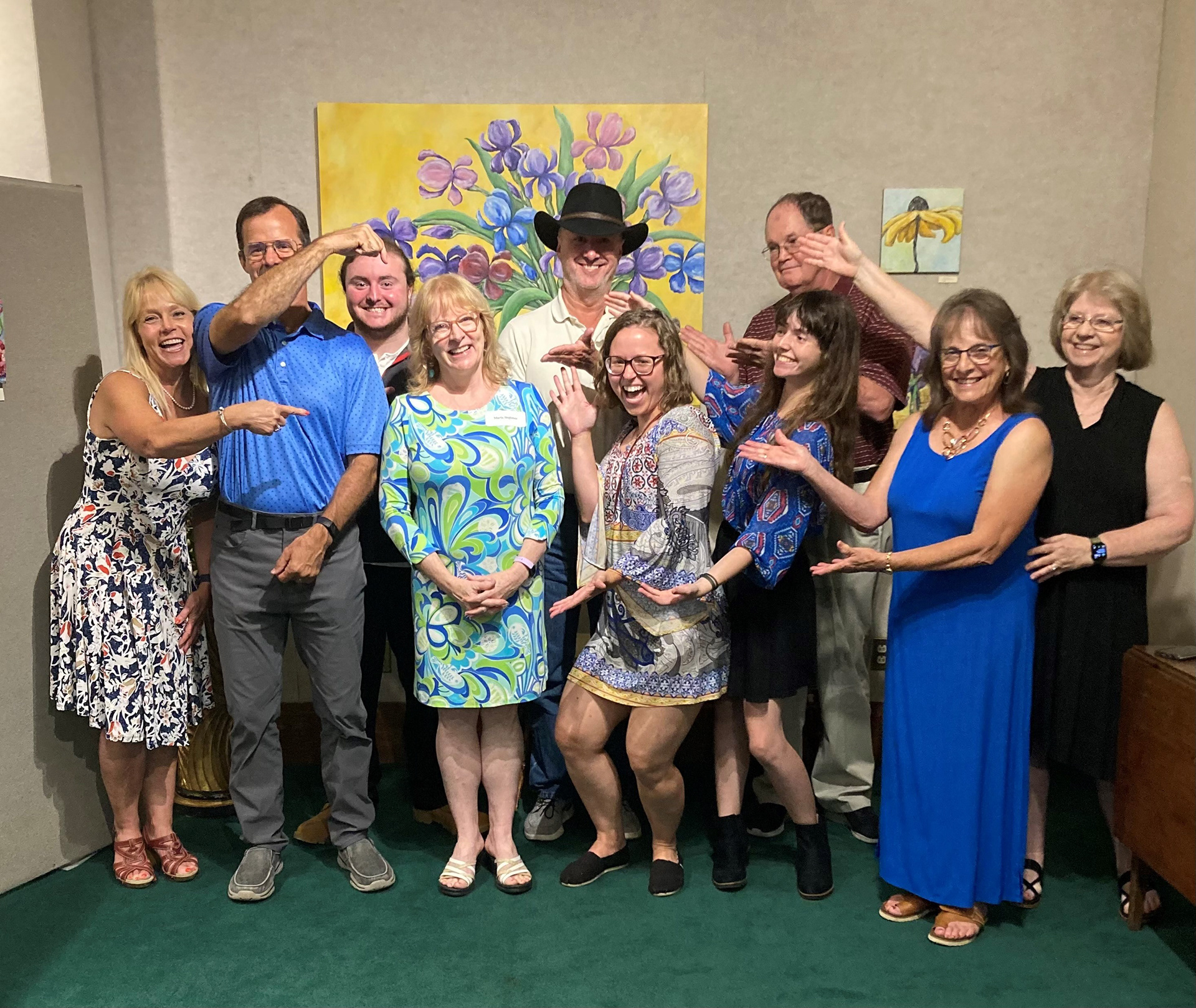 MY Fam!...2023 (July-Aug) Solo Art Show at the Hiddenite Arts & Heritage Center