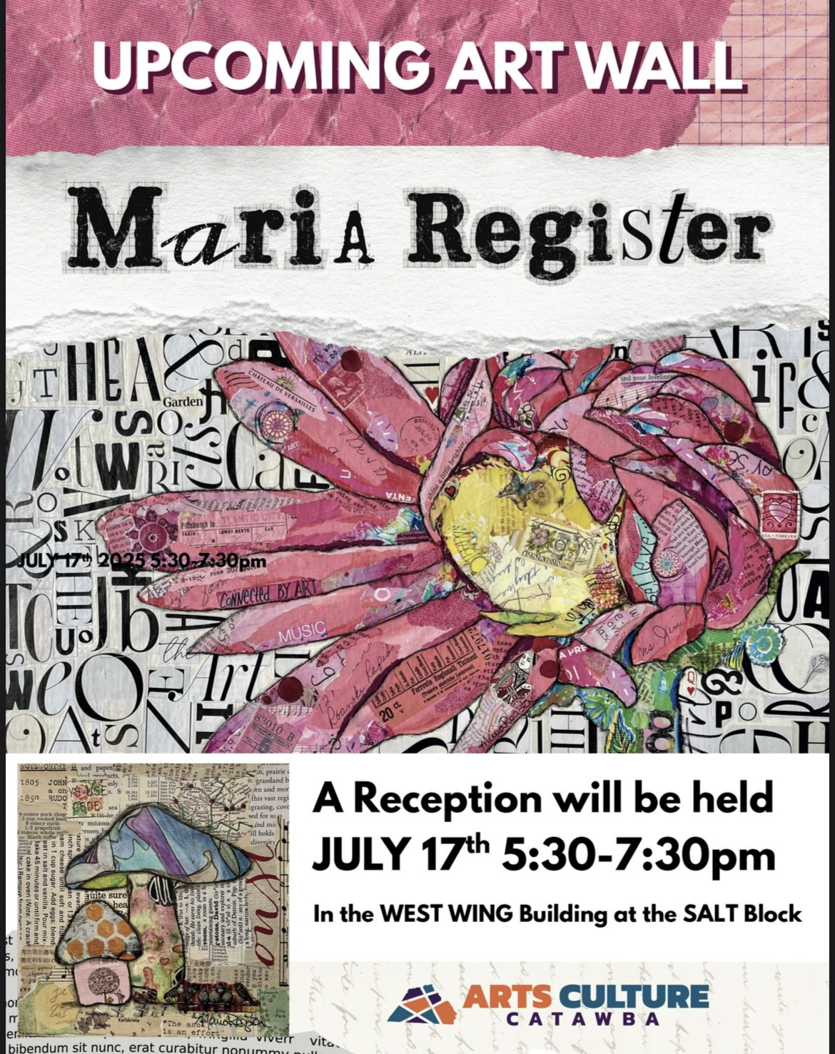 July-Sept 2025 Solo Art Show, Arts Culture Catawba, Hickory, NC