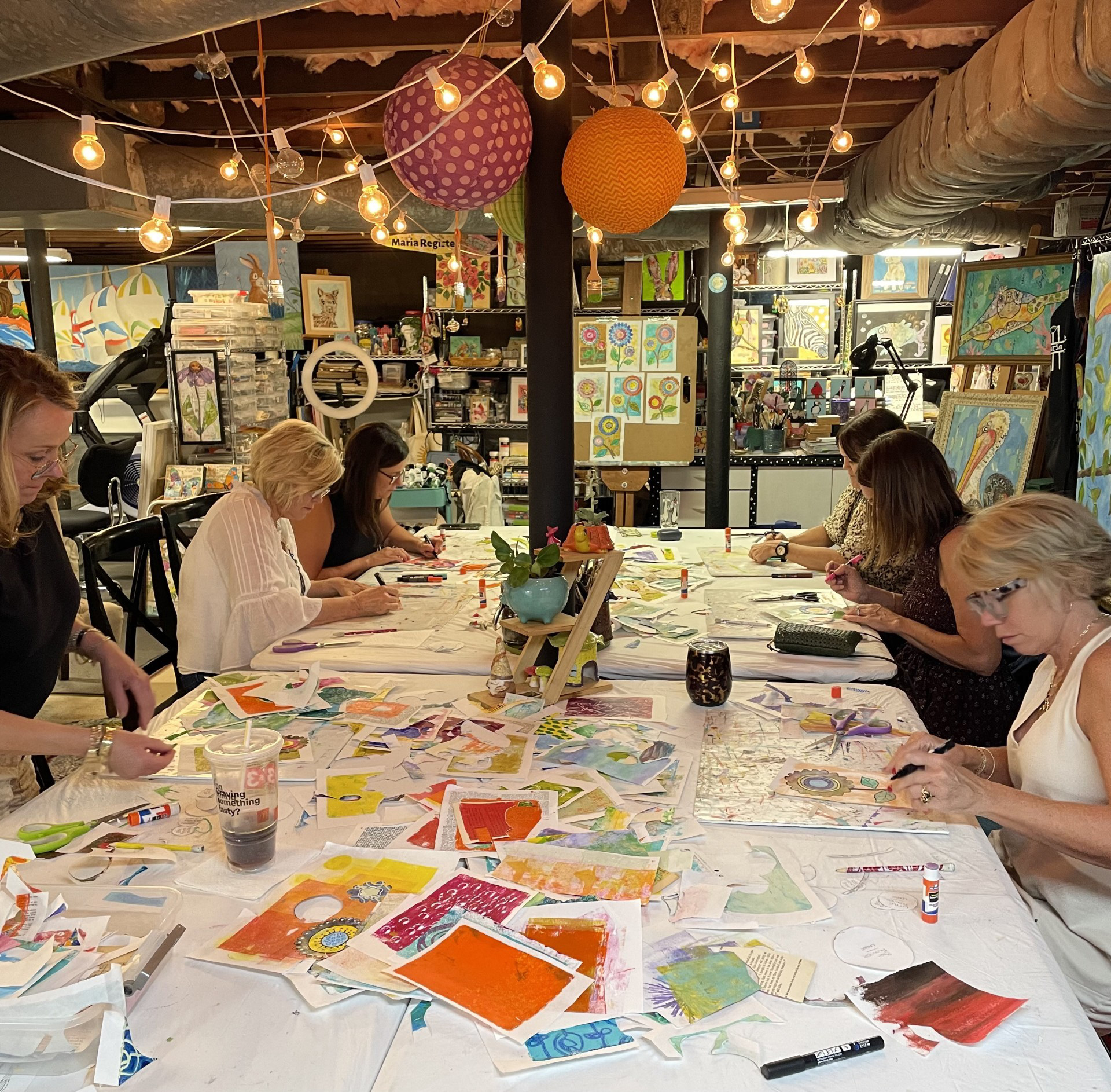 Flower Collage Workshop