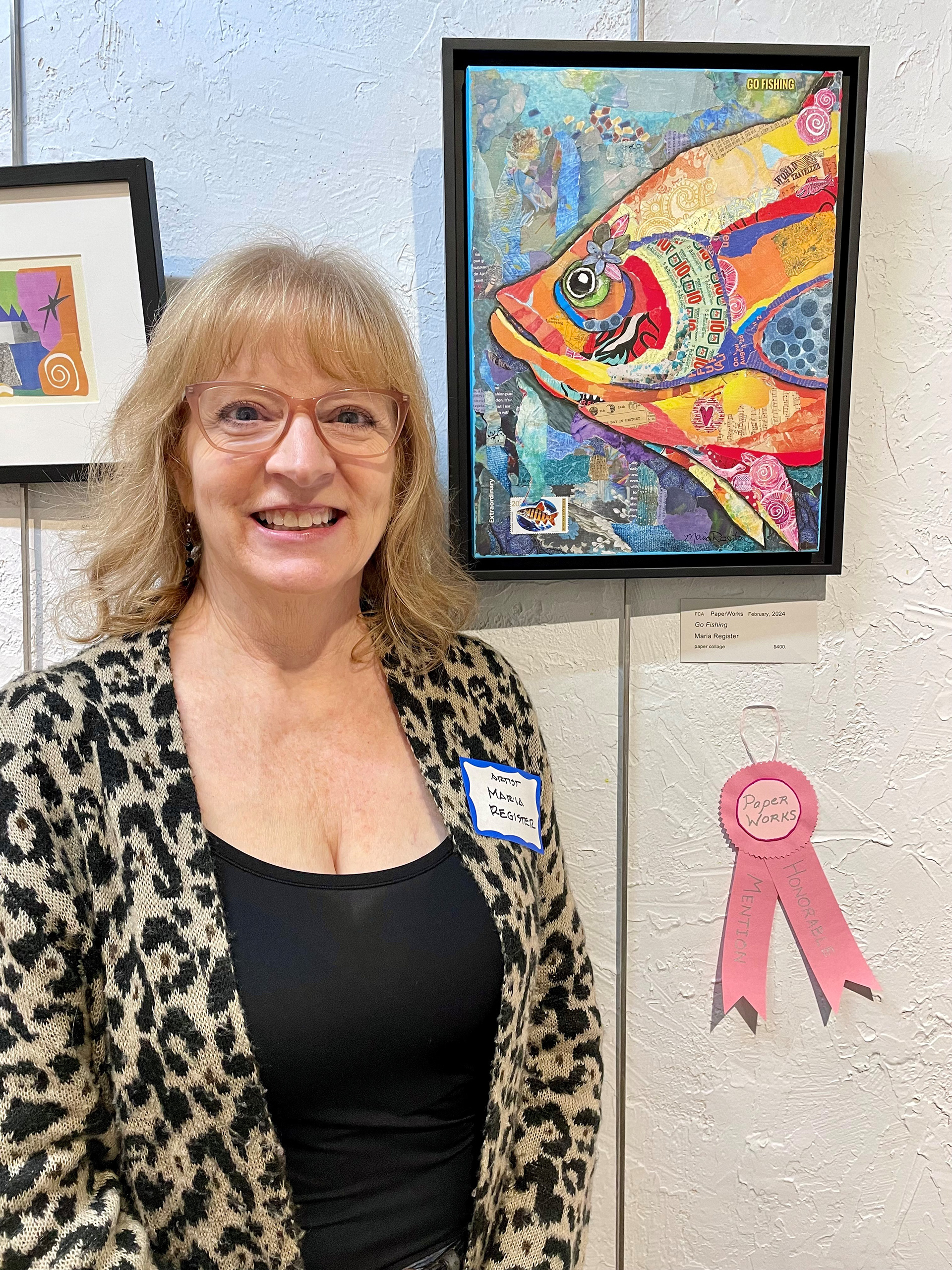 2024 (Jan) Honorable Mention, "Tiny Art Show" Full Circle Arts