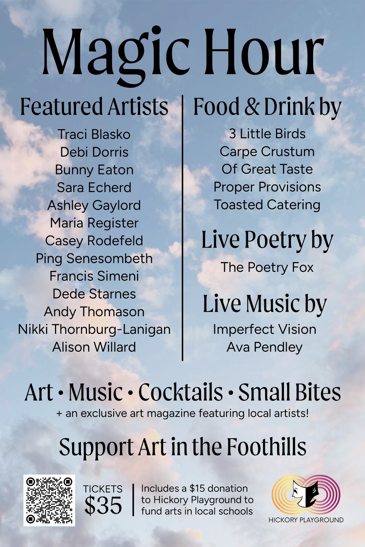Oct 2024 Magic Hour Exhibit at NoCo Arts Gallery, Newton, NC