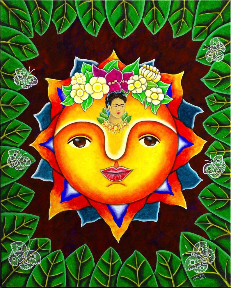In My Mind - acrylics on canvas.