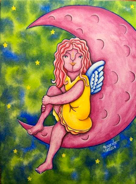 Contigo - watercolors on paper.