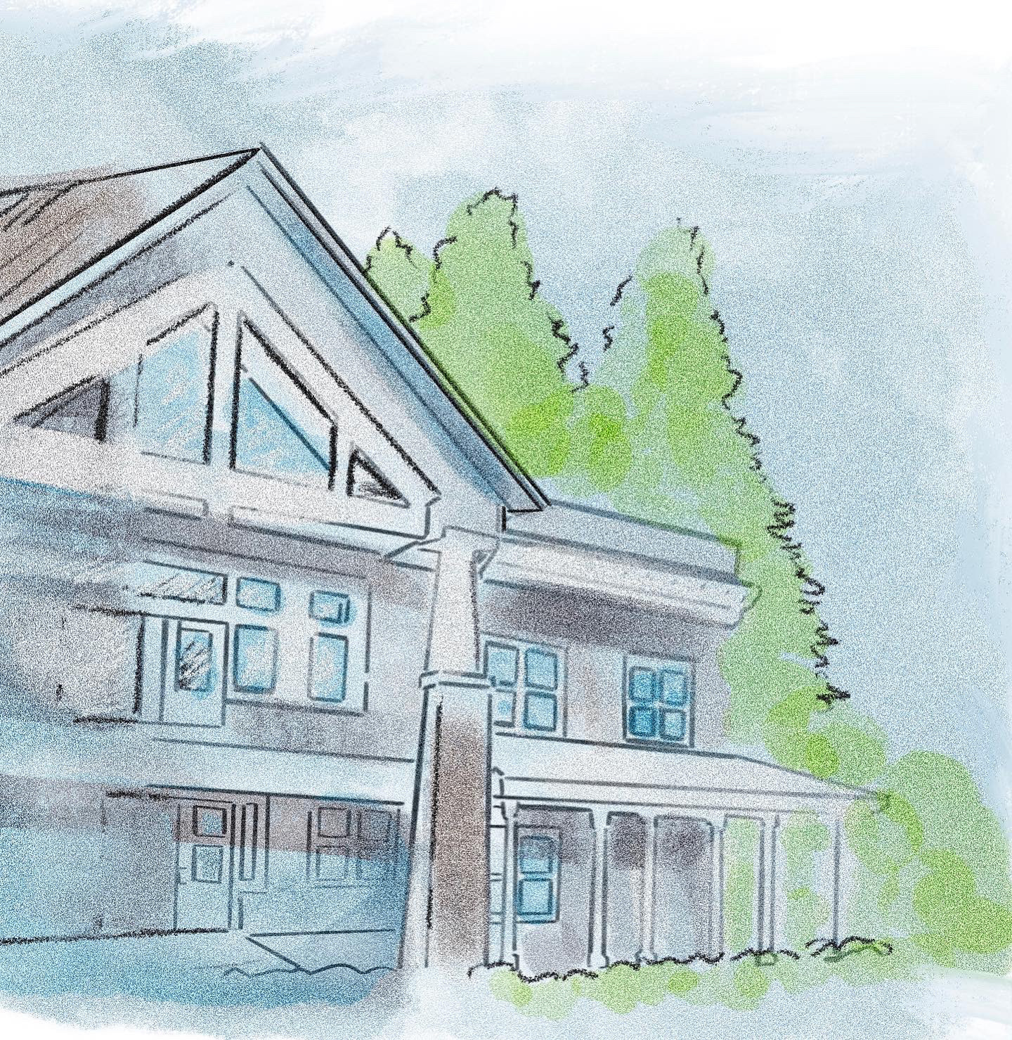 Illustrations I painted of the Renaissance West Community