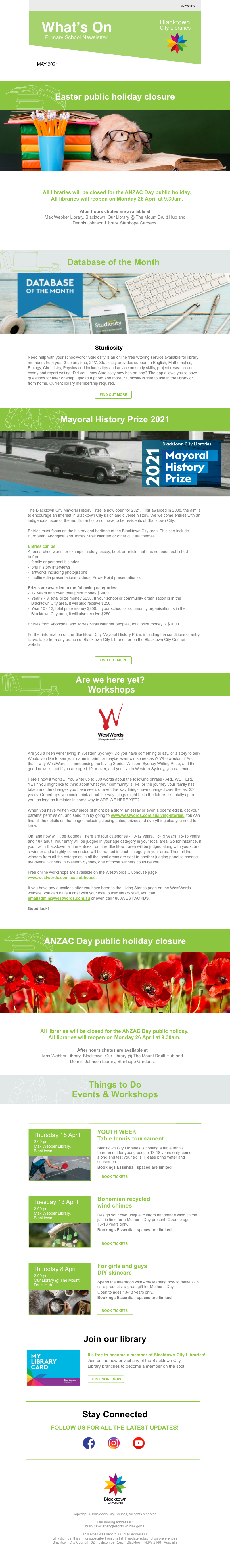 Monthly Library Edm - Primary School