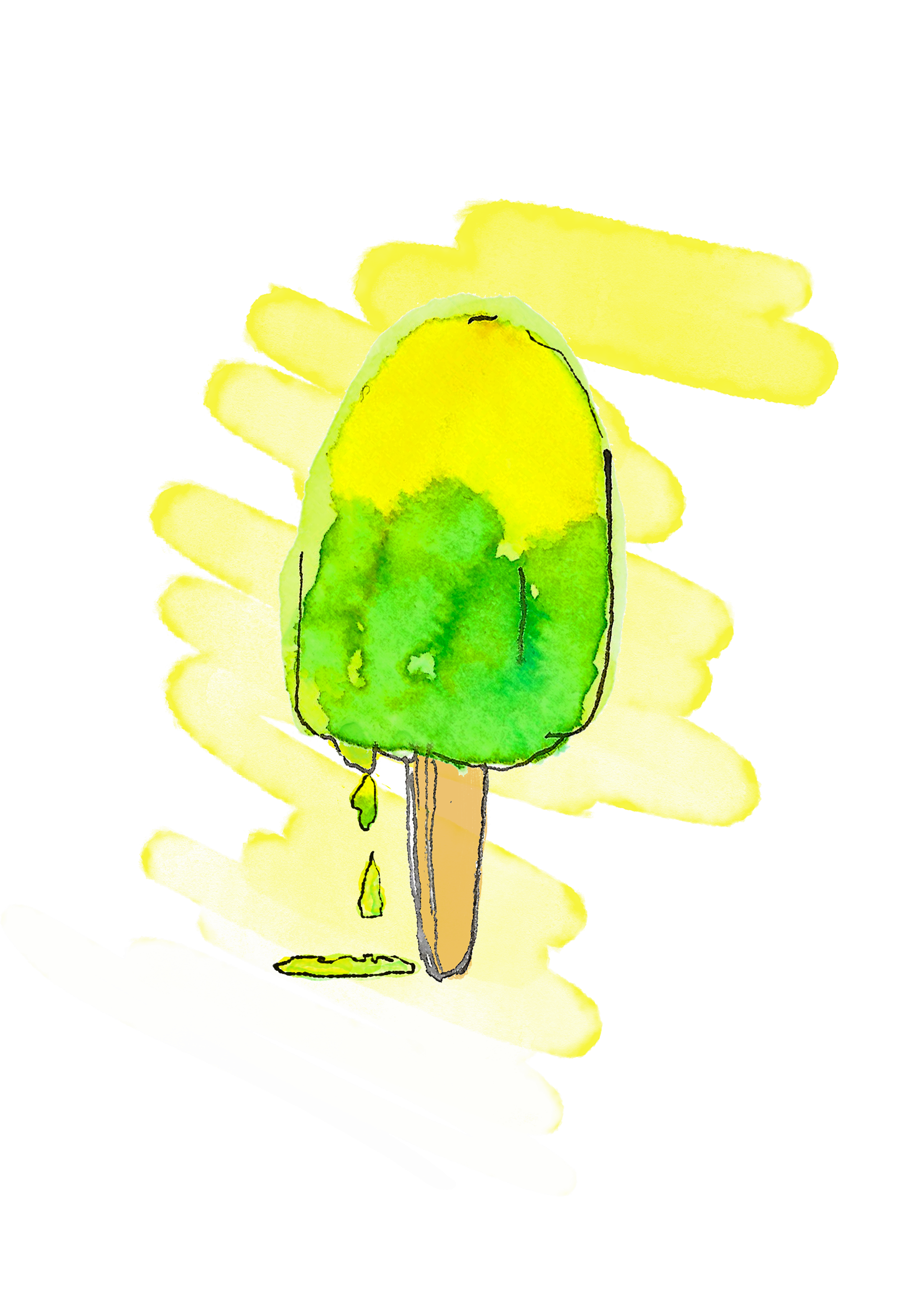 Paddlepop watercolour