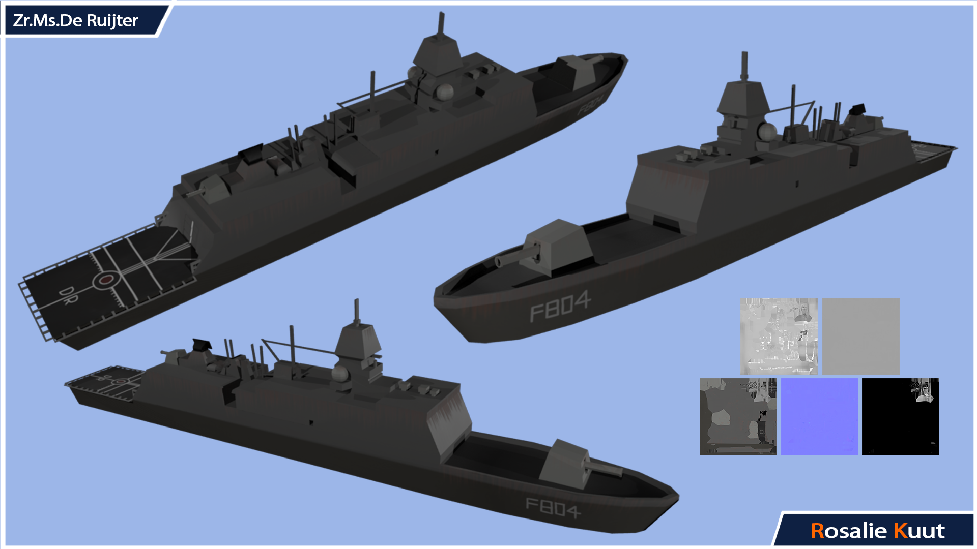 MODEL ZR.MS.DE RUIJTER SHEET