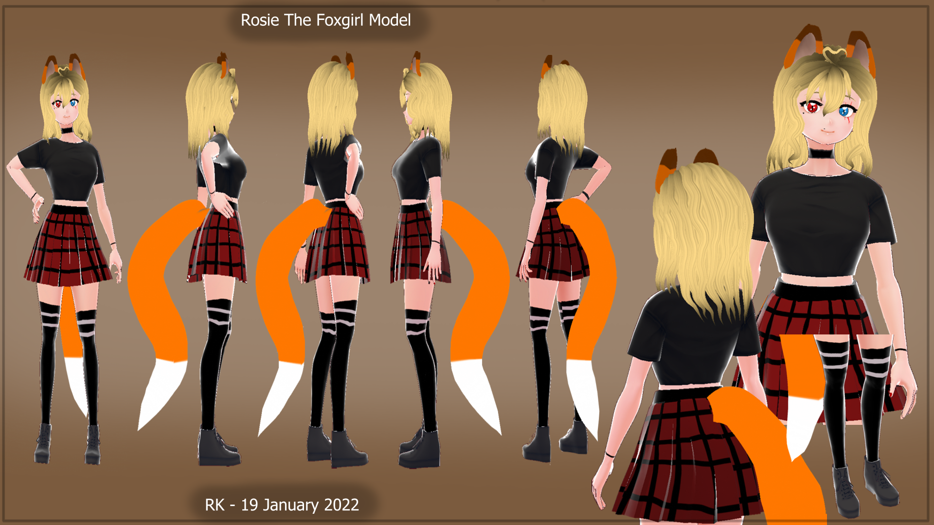 3D model of VTuber