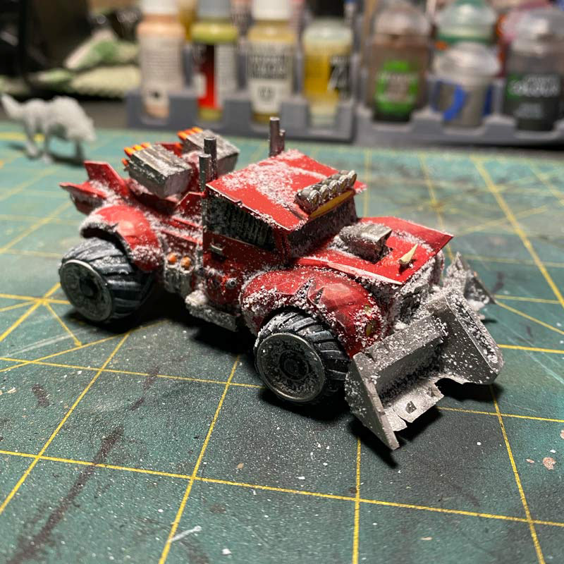 Snowy snow plow