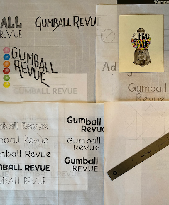 Hand lettering tests (in progress)