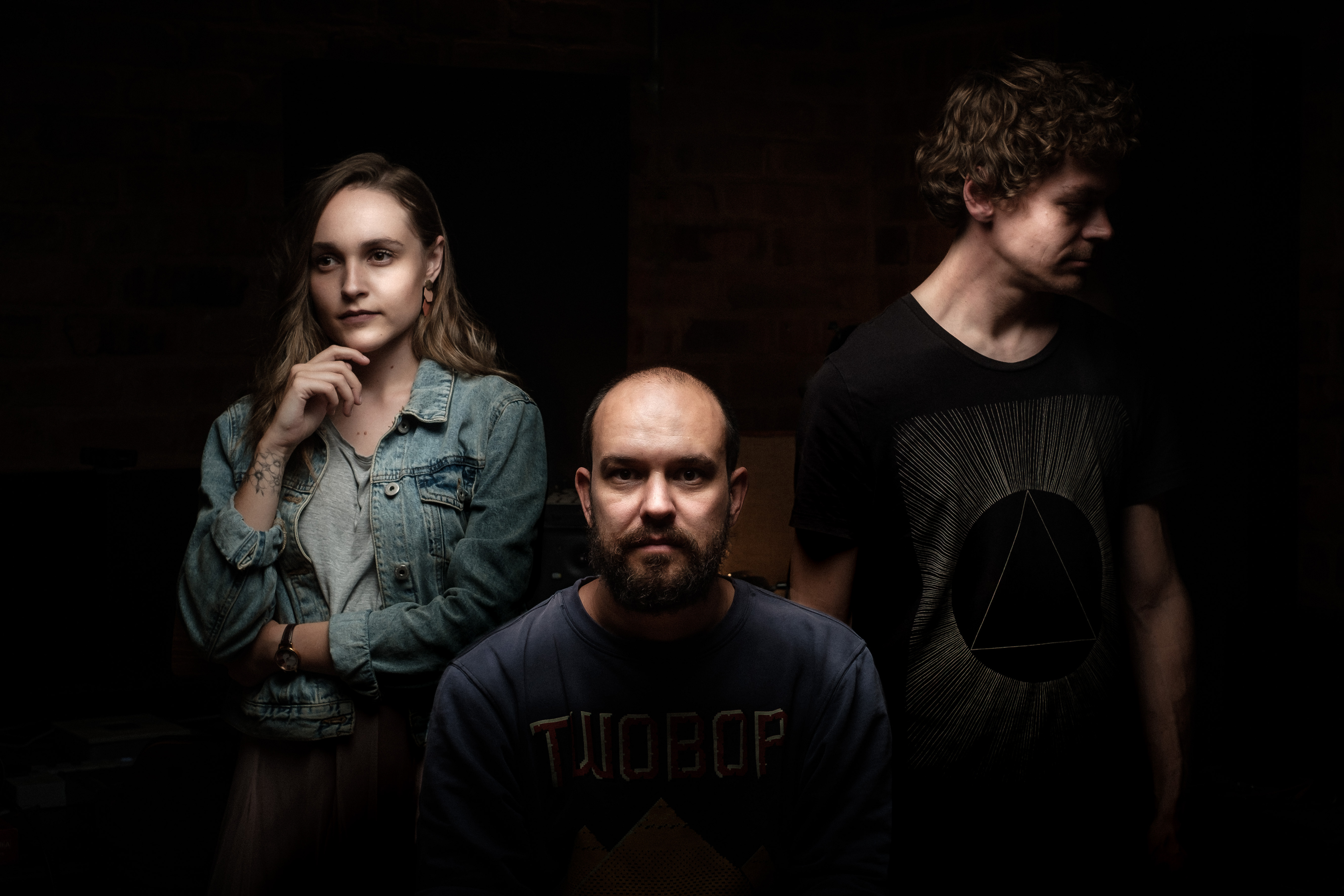 Jaco van der Merwe with Lowrens Ferreira & Bianca Blanc