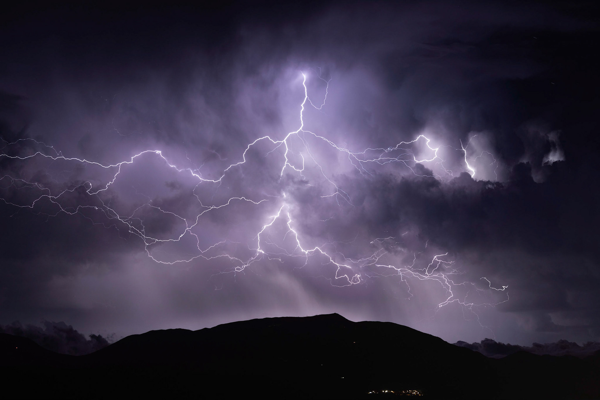 Lightning Storm - Llivia - Spain