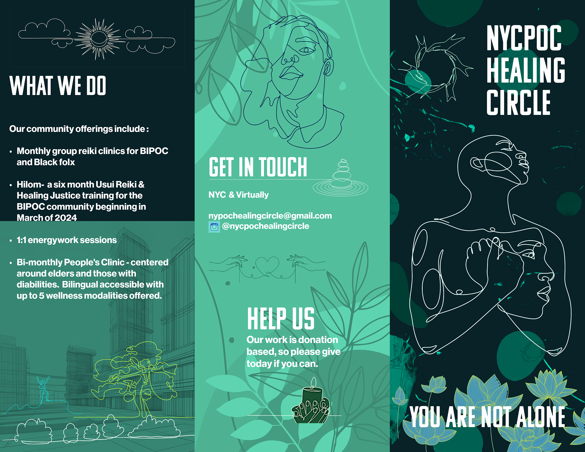 NYCPOC Healing Circle Brochure 1/2