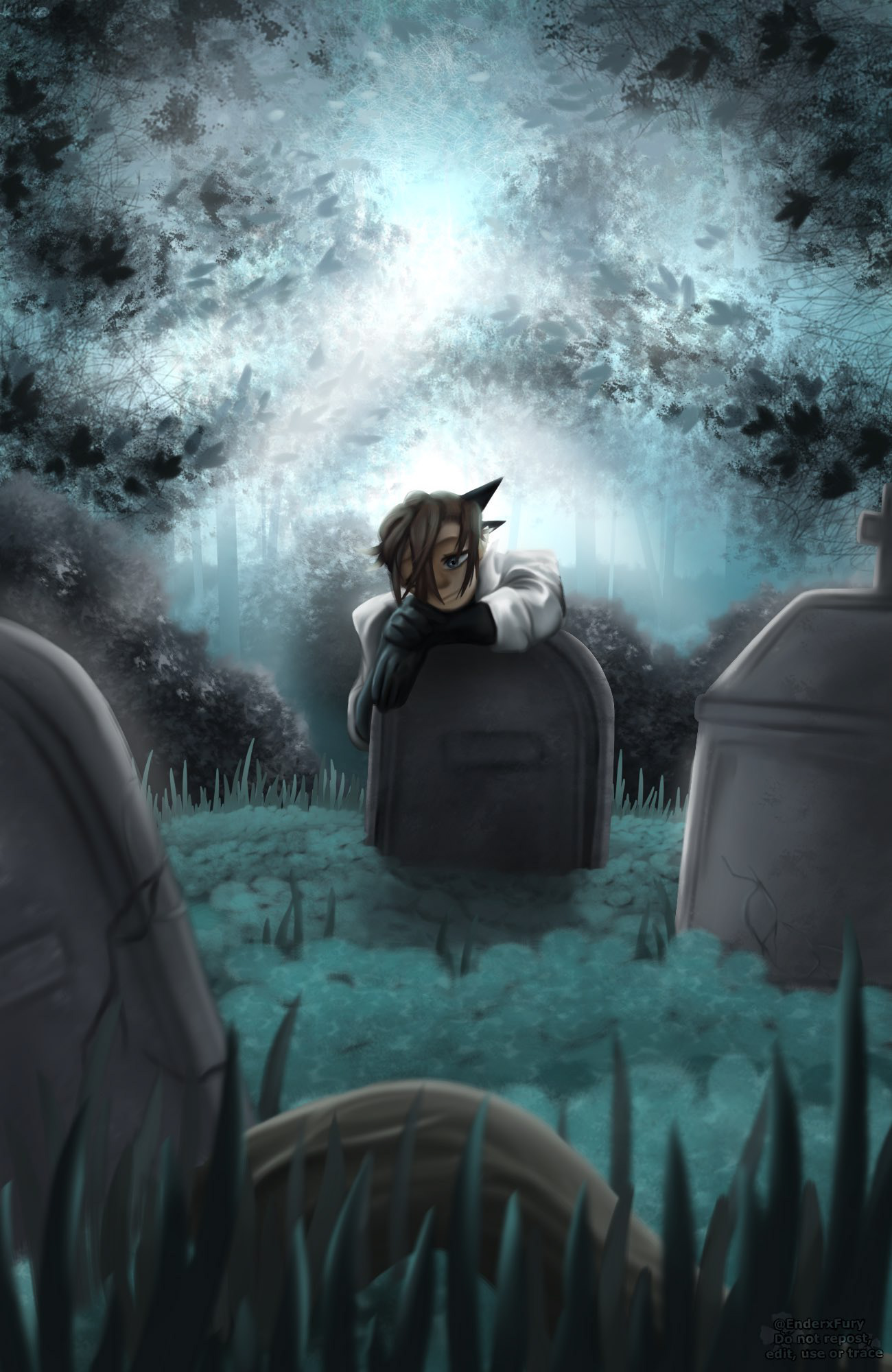 Overgrown Cemetery