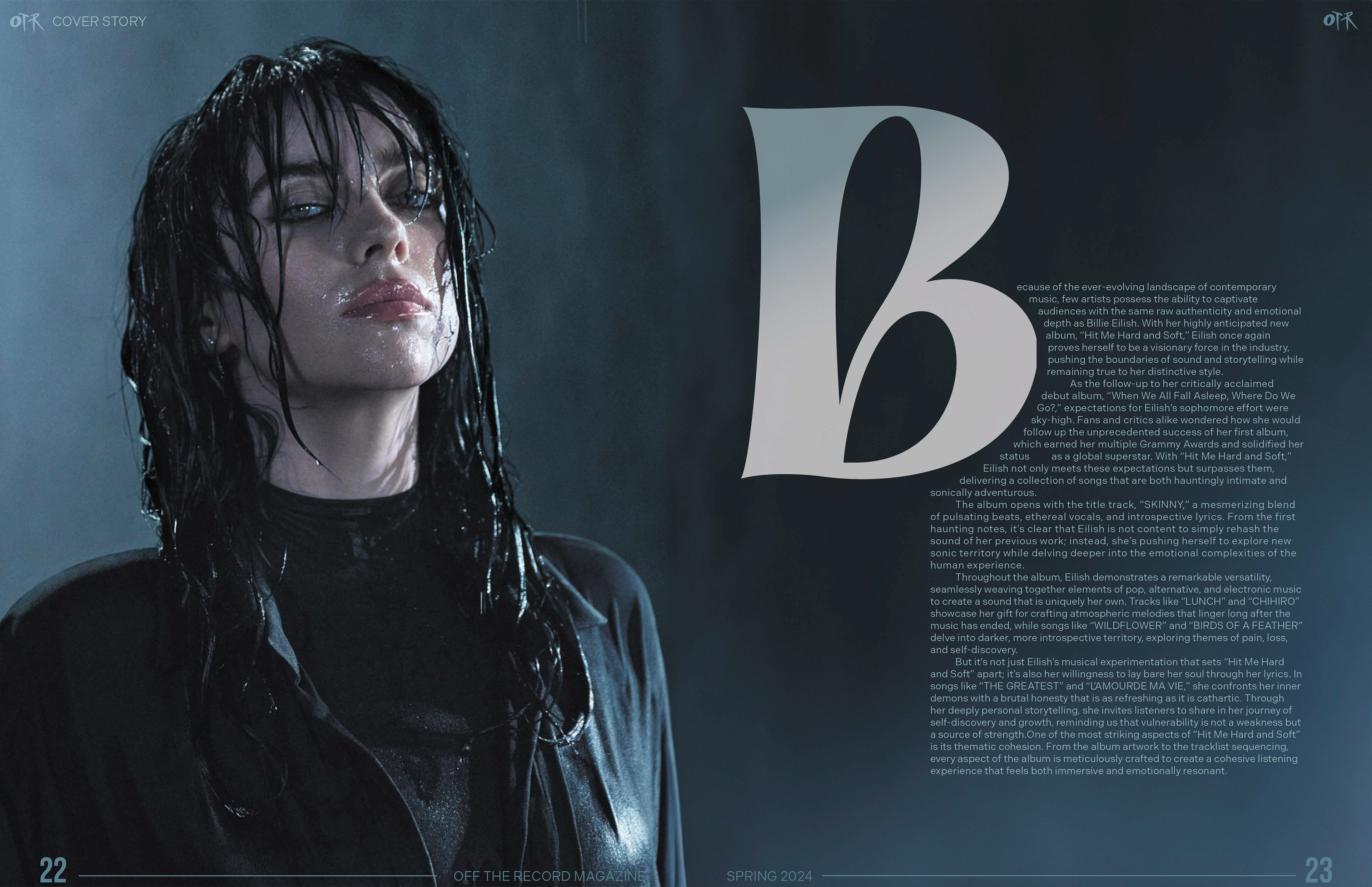 Billie Eilish Feature - article page 1