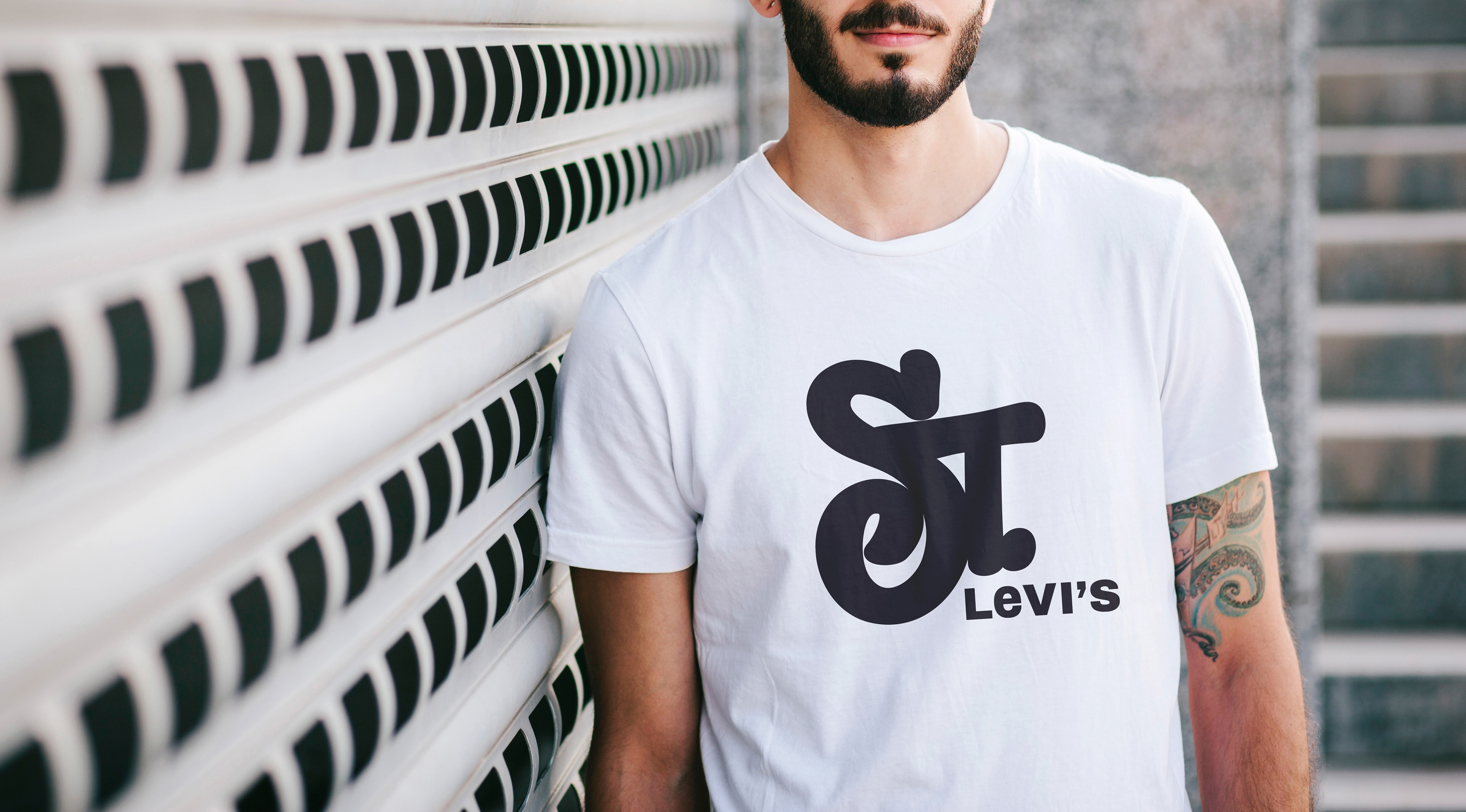 White t-shirt mockup