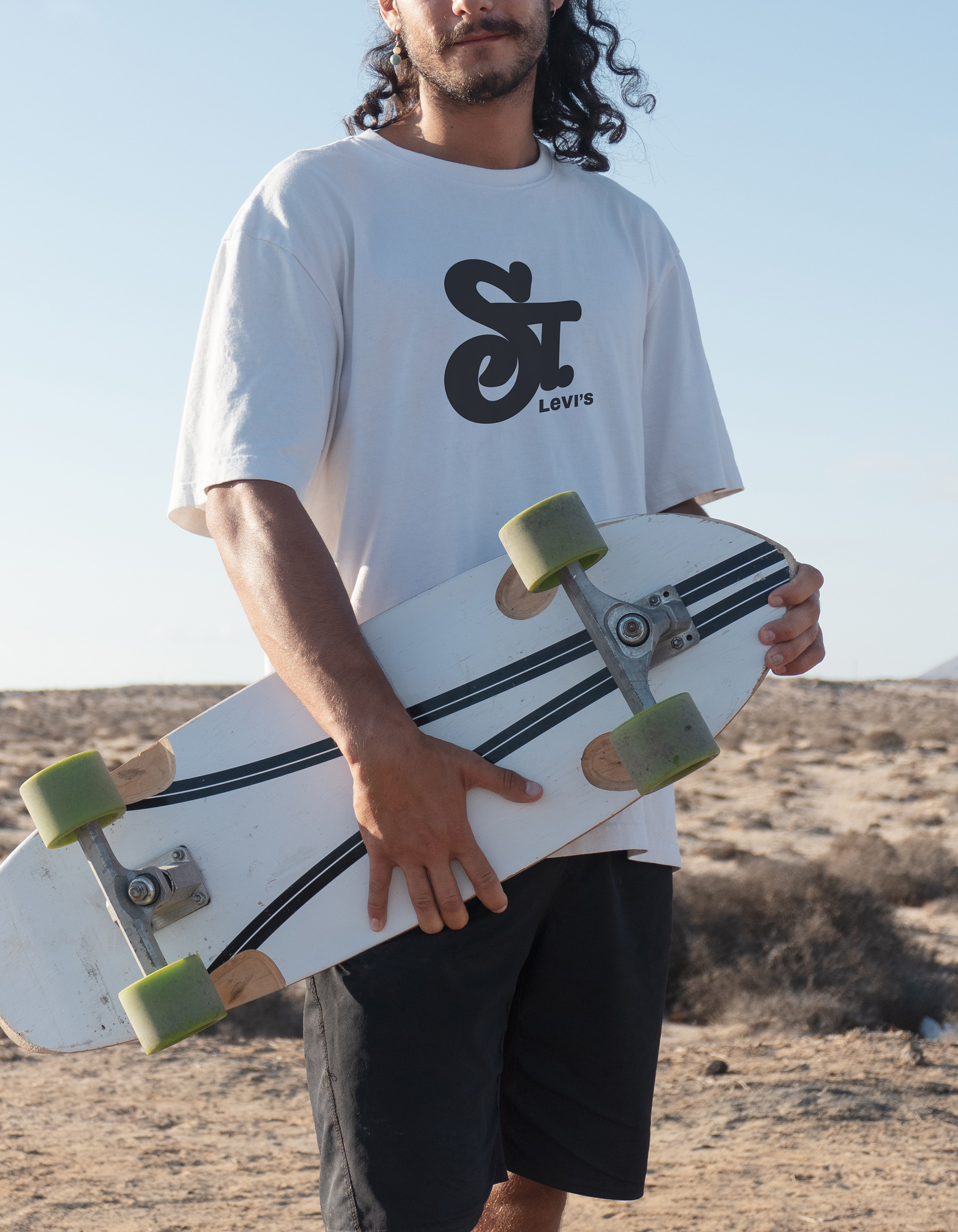 White t-shirt mockup