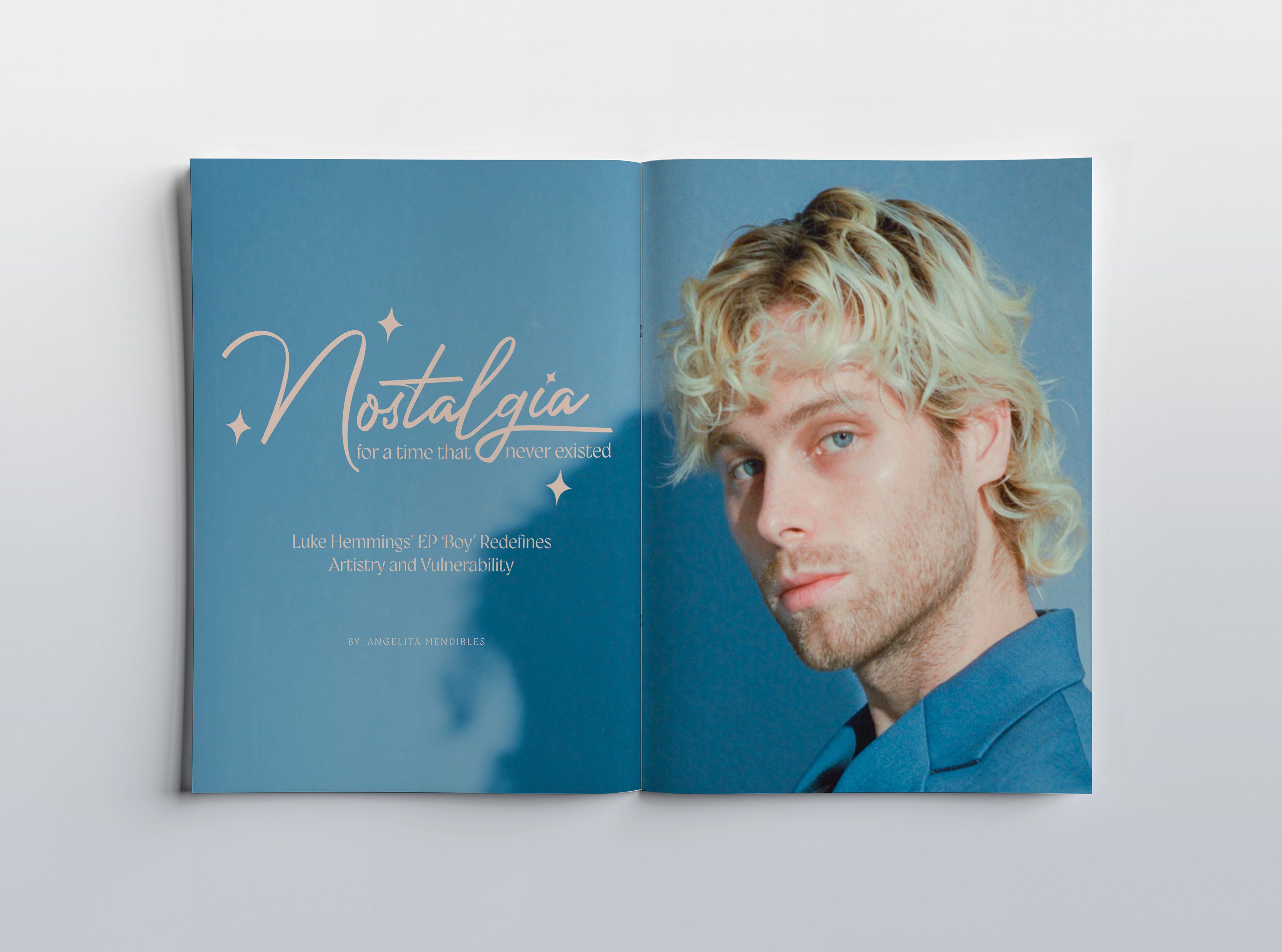 Luke Hemmings feature mockup