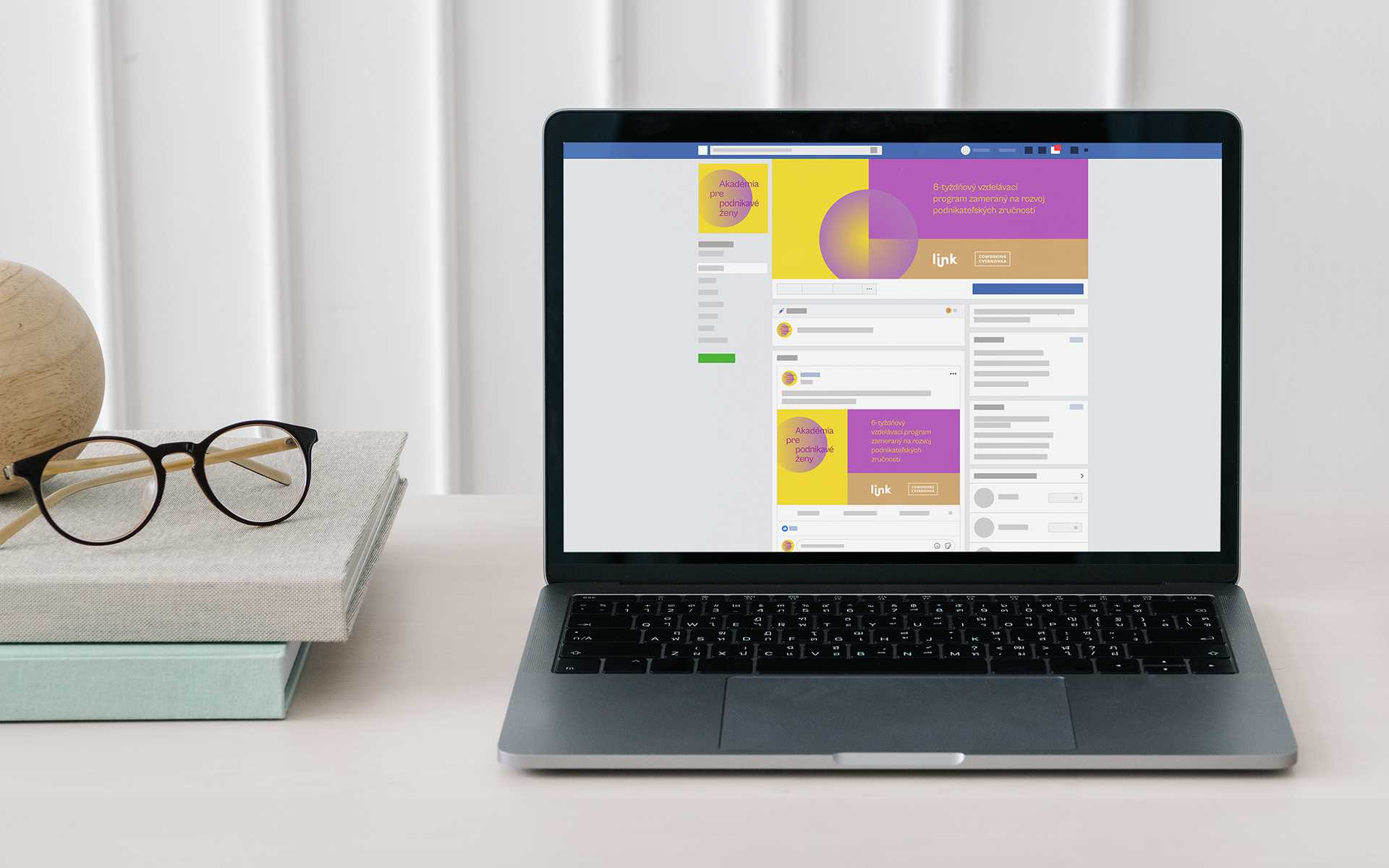 Akadémia pre podnikavé ženy Facebook branding