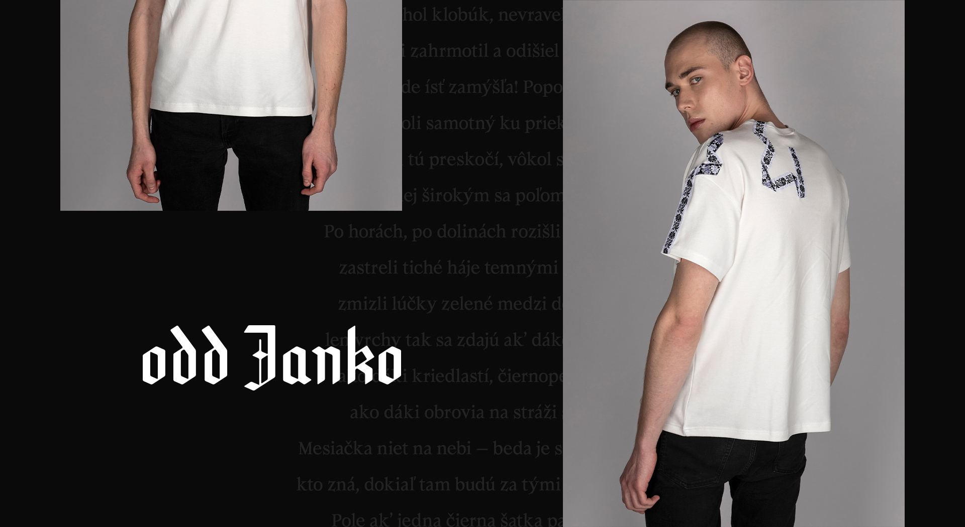Odd Janko logotype with product photo