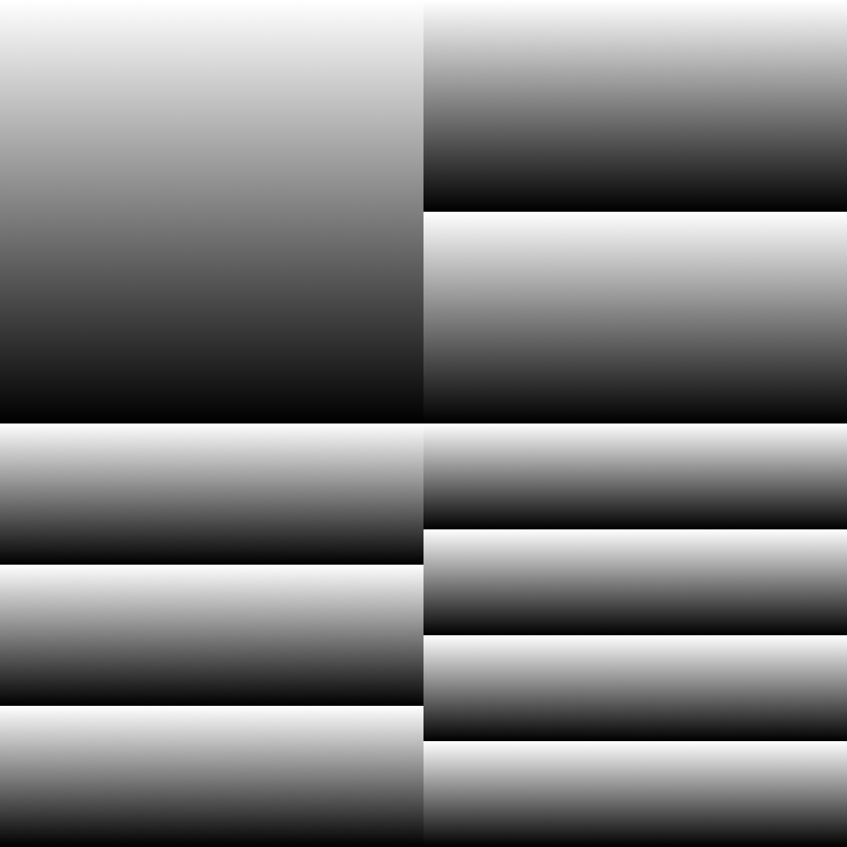 Gradient compositions for TEDxBratislava 2023 Visual Identity