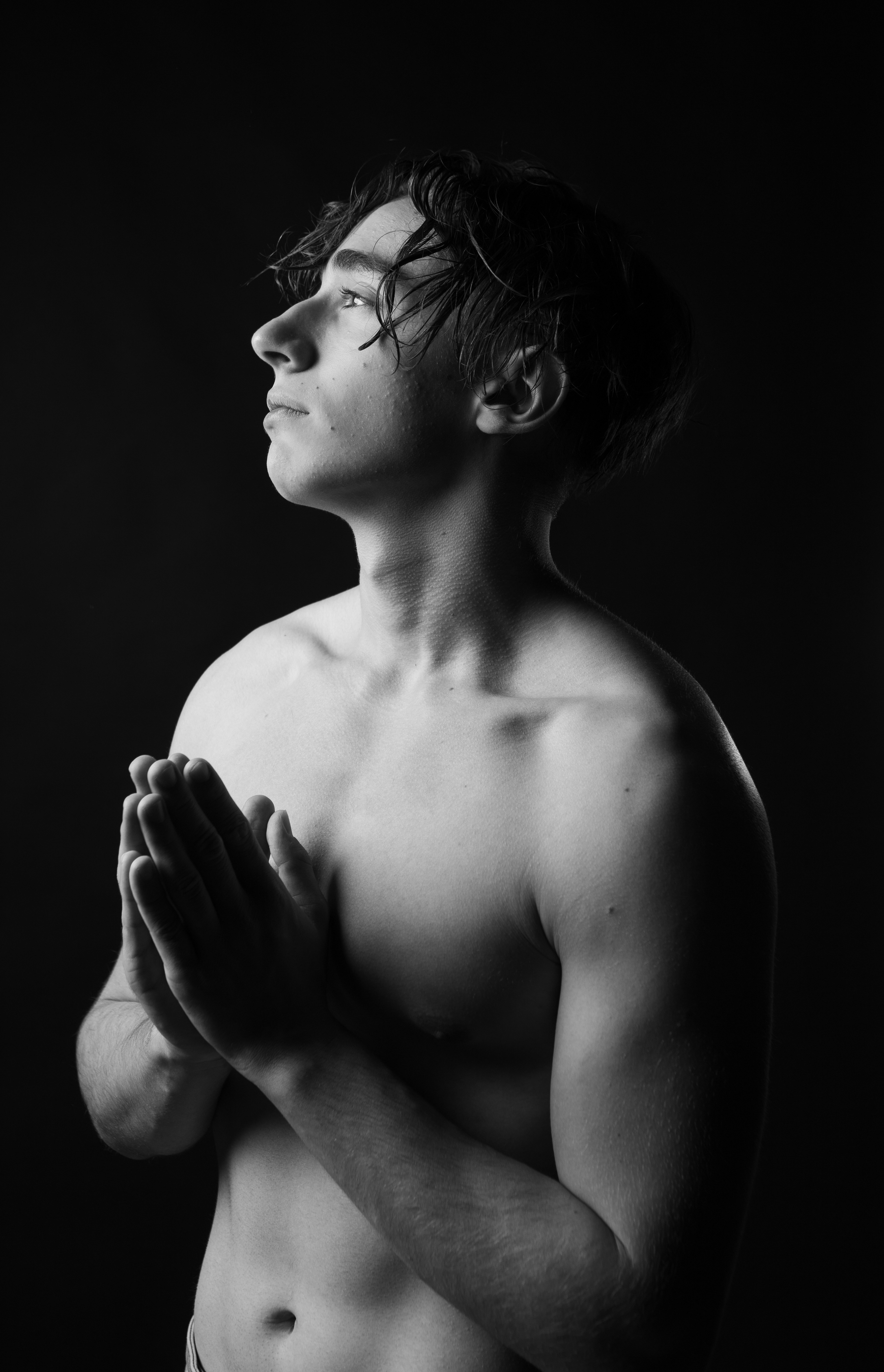 Portraits de Vladimir en Studio à Paris le 13 novembre 2019. © Aubin Menestret