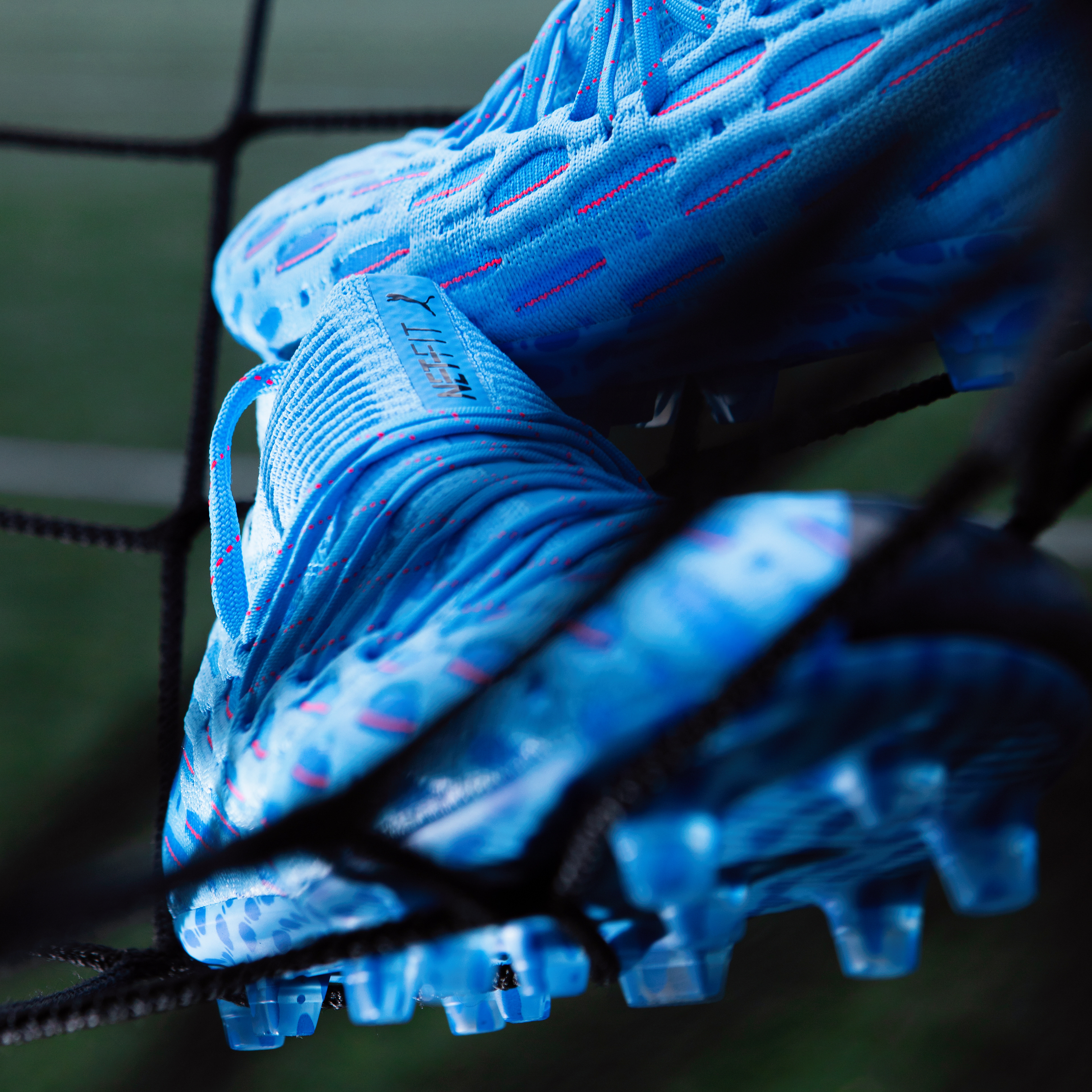 Chaussures de football de la marque Puma à Paris. © Aubin Menestret
