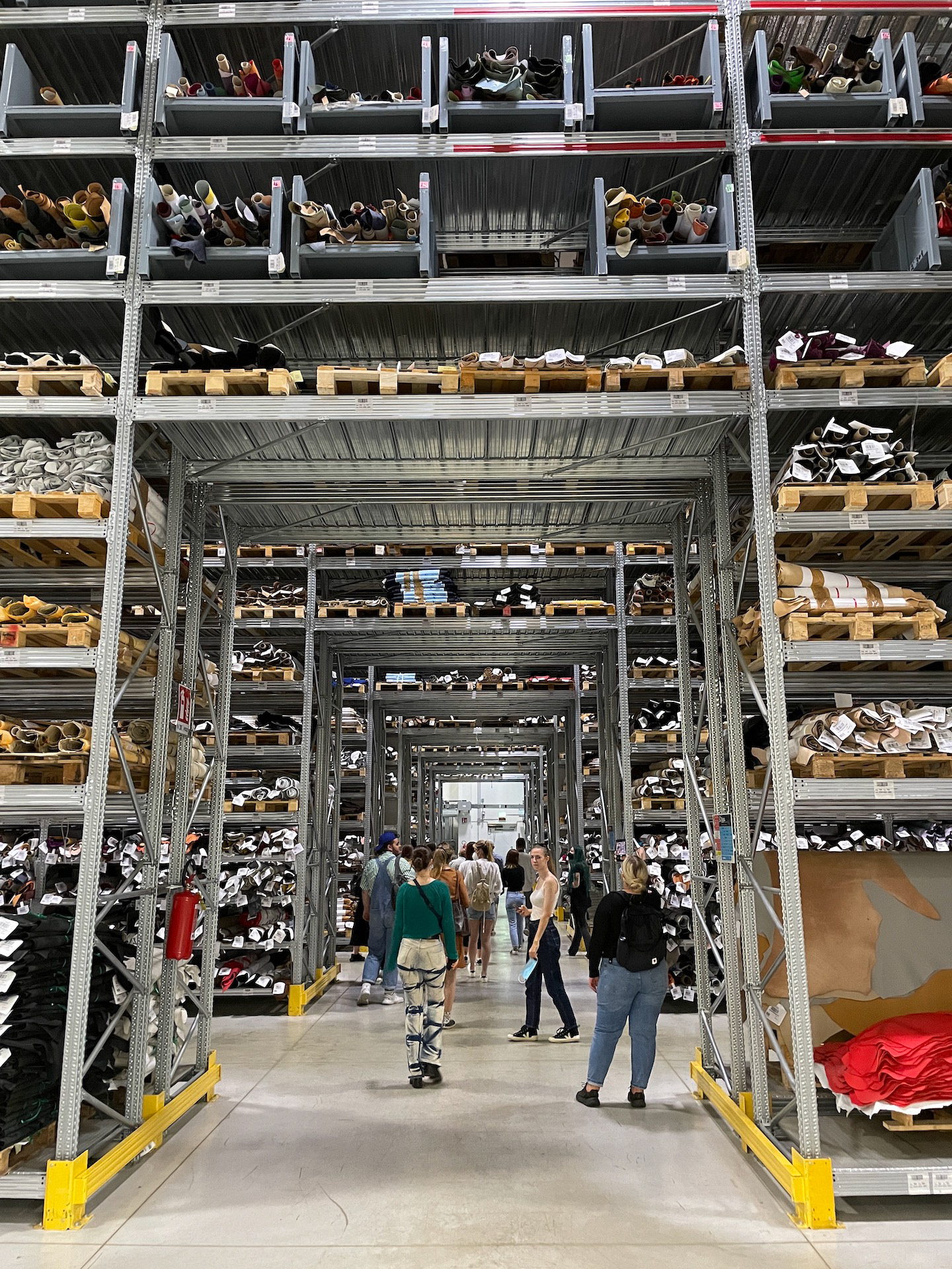 Visiting Tod's factory in Italy