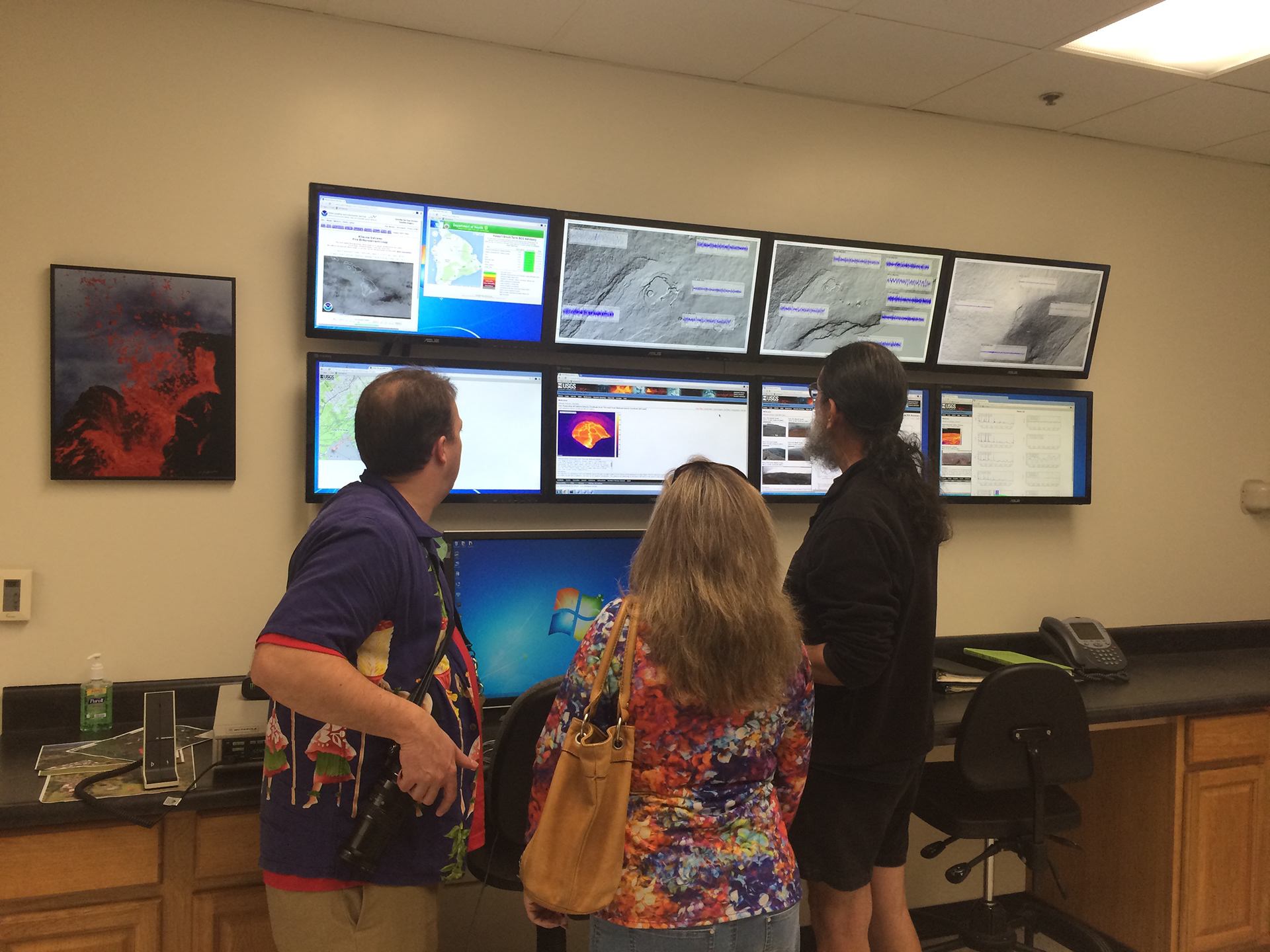 Gathering requirements from lead scientist, Jim K, at HVO.
