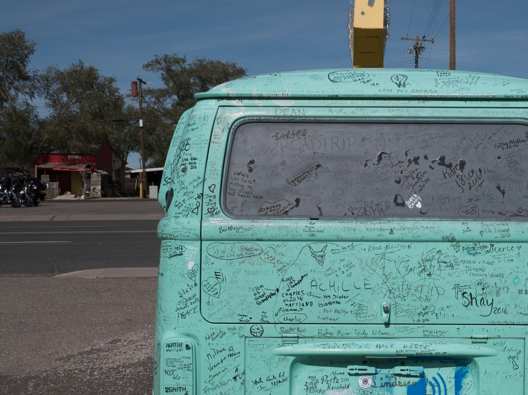 Van in Seligman, Arizona