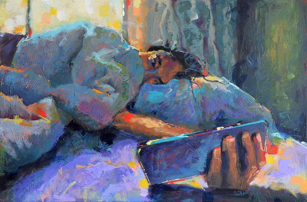 All About the Gram 30" x 30" Acrylic on canvas - sold