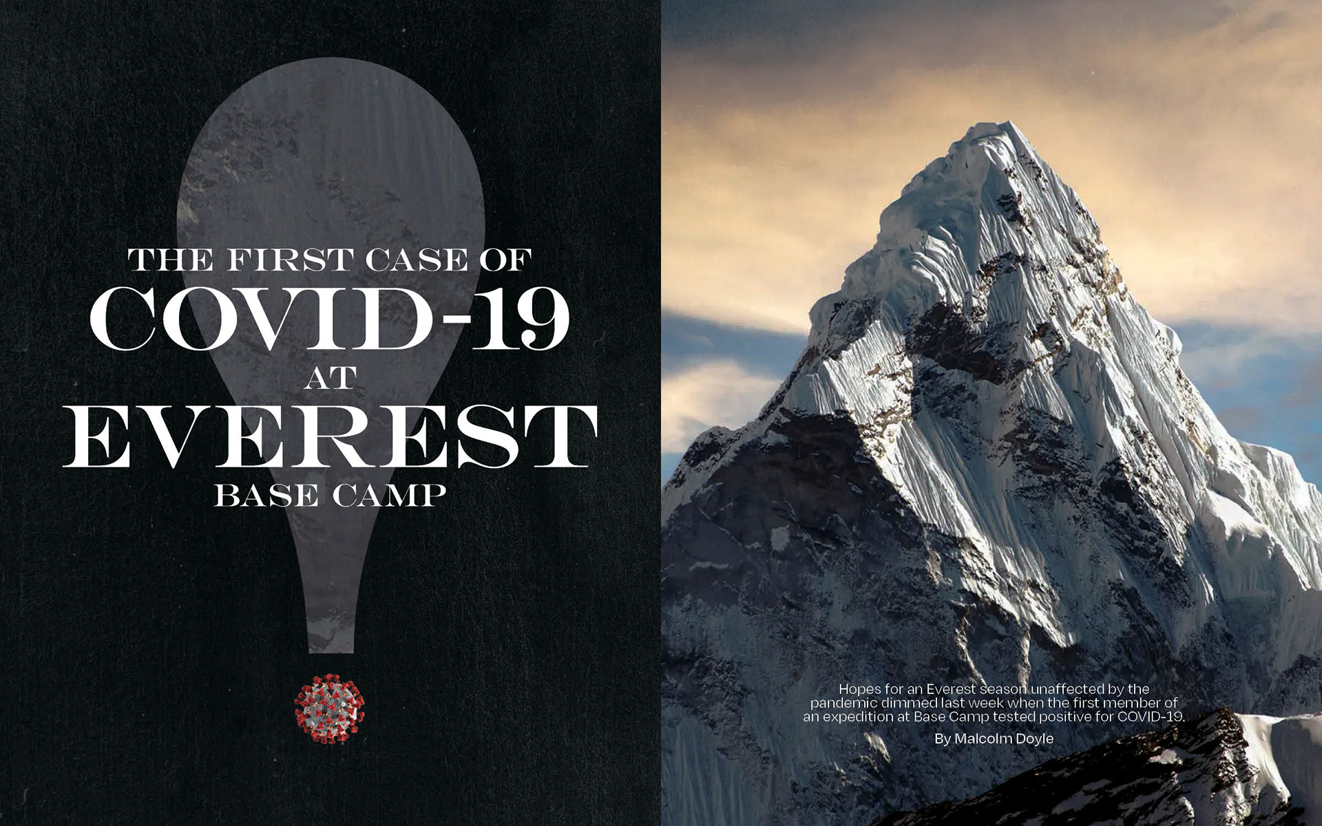 2-Page magazine article layout