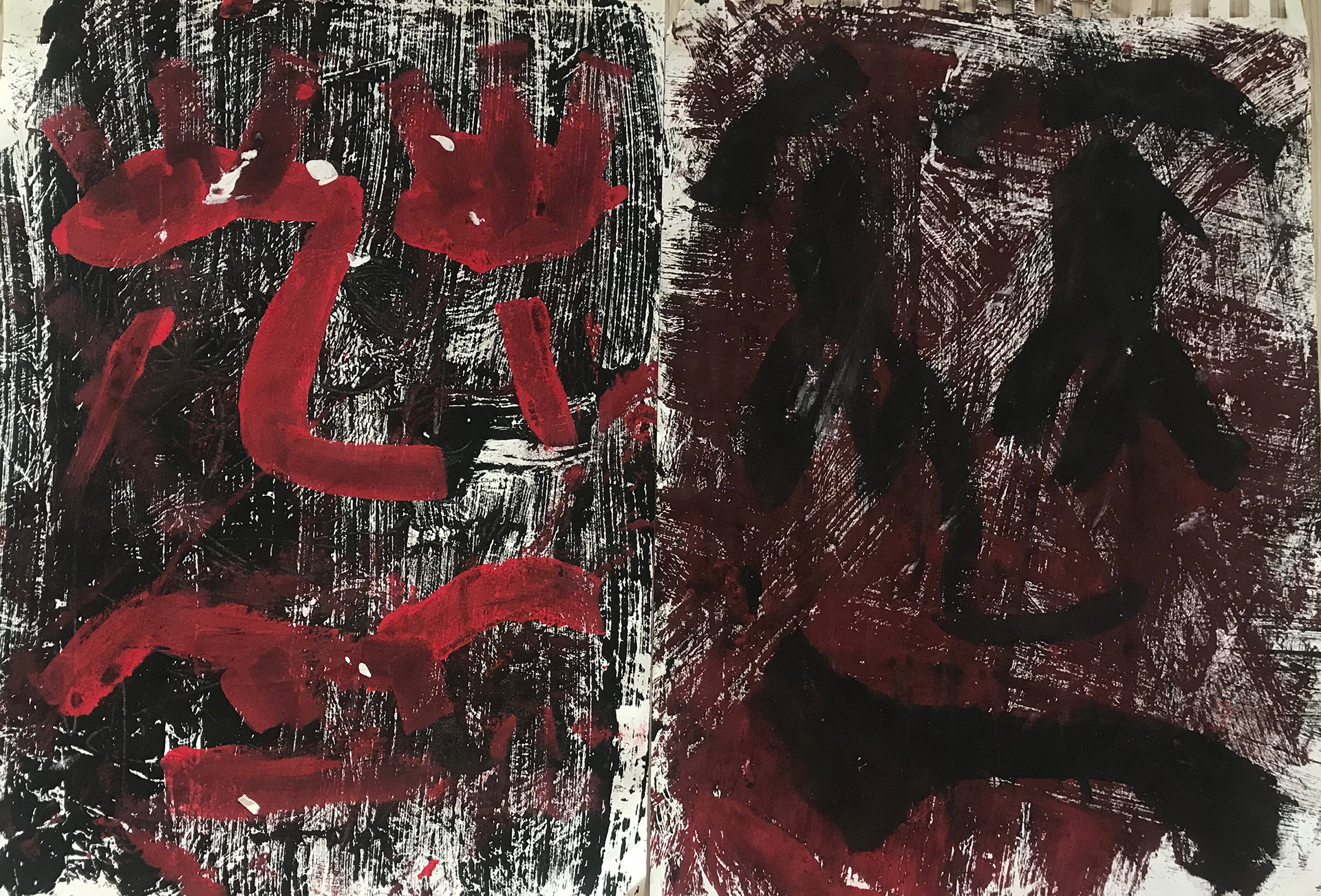 Despair 420 x 297 cm, 2021