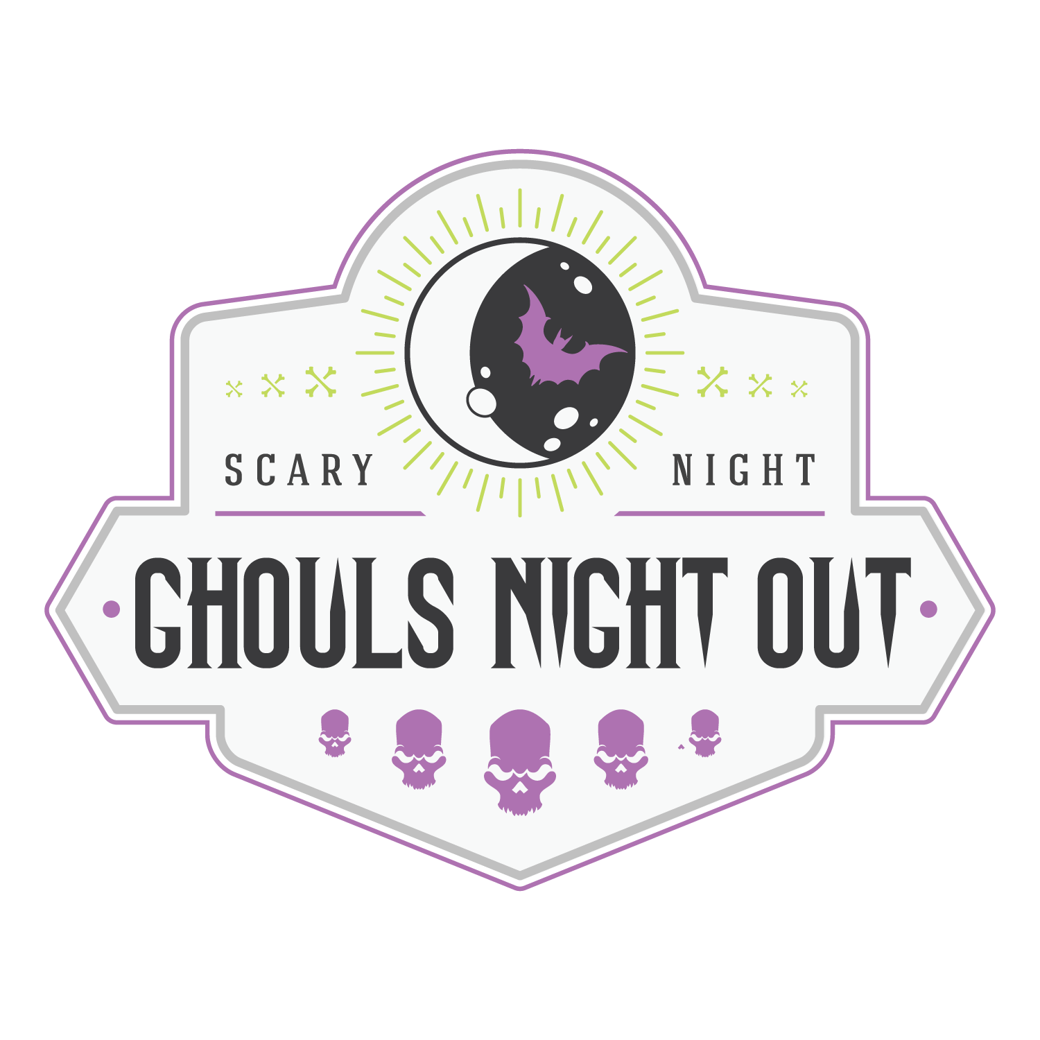 Logo concept design for an Annual Halloween Costume Party at L'Auberge Baton Rouge.