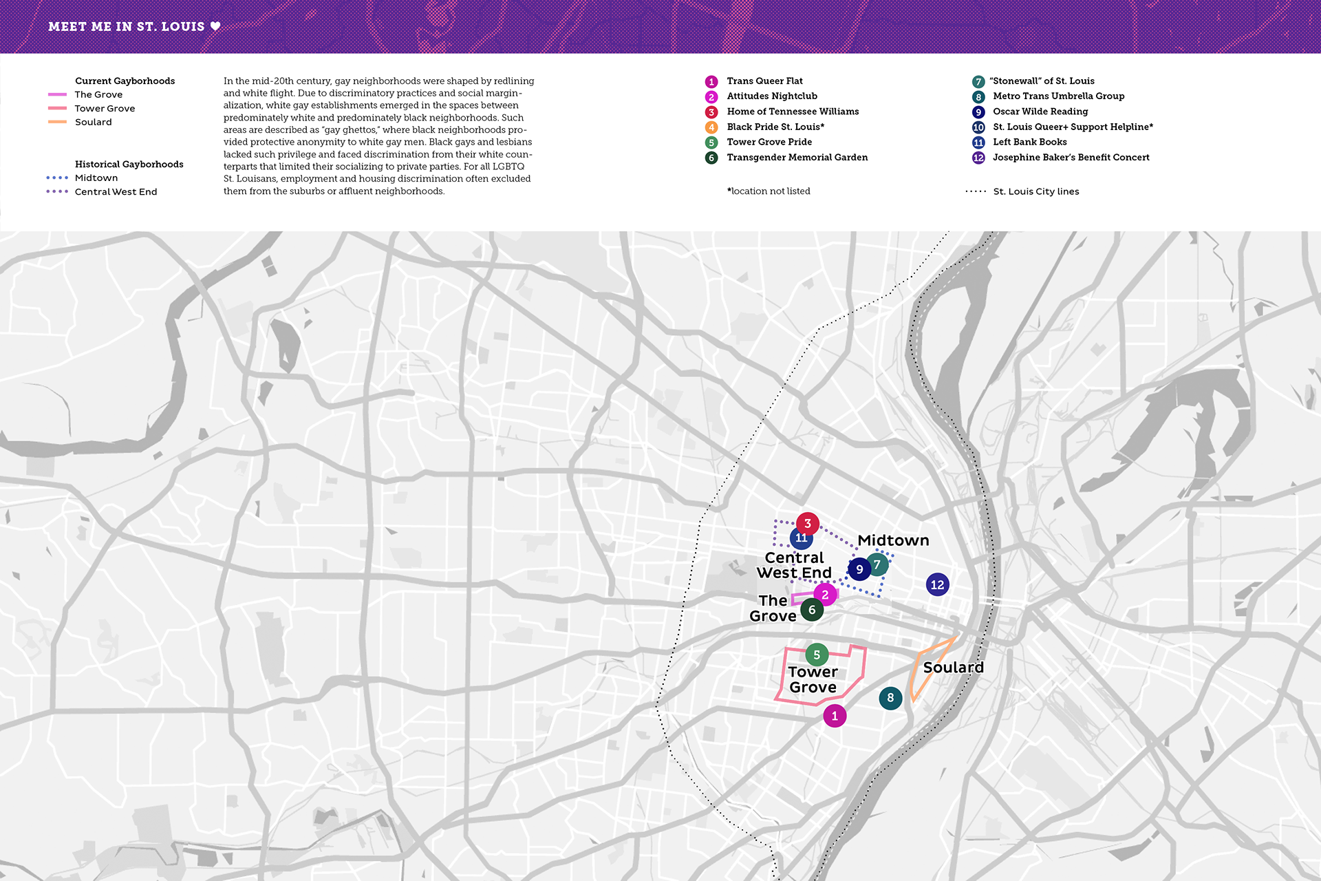 The back of the foldable map