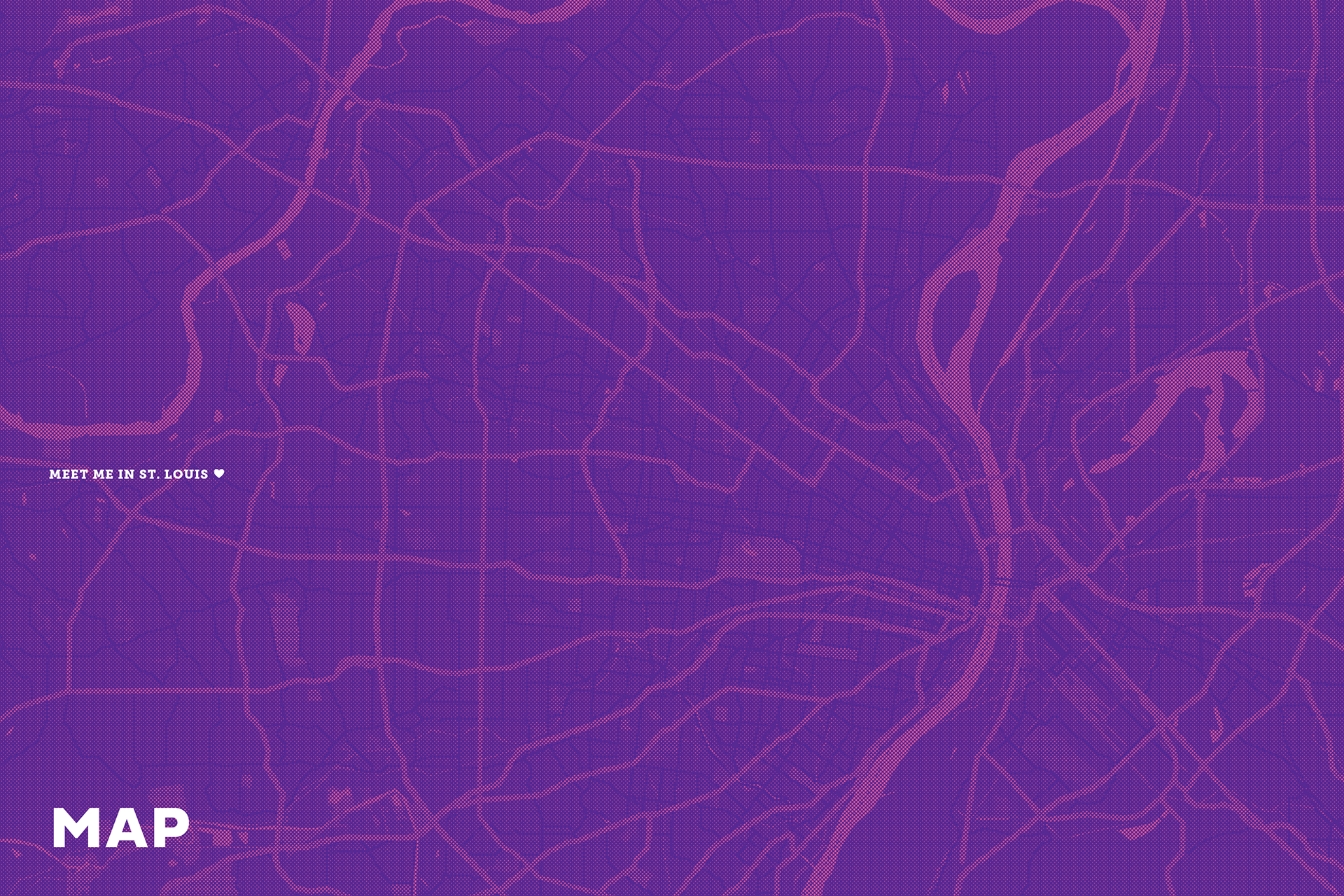 The front of the foldable map