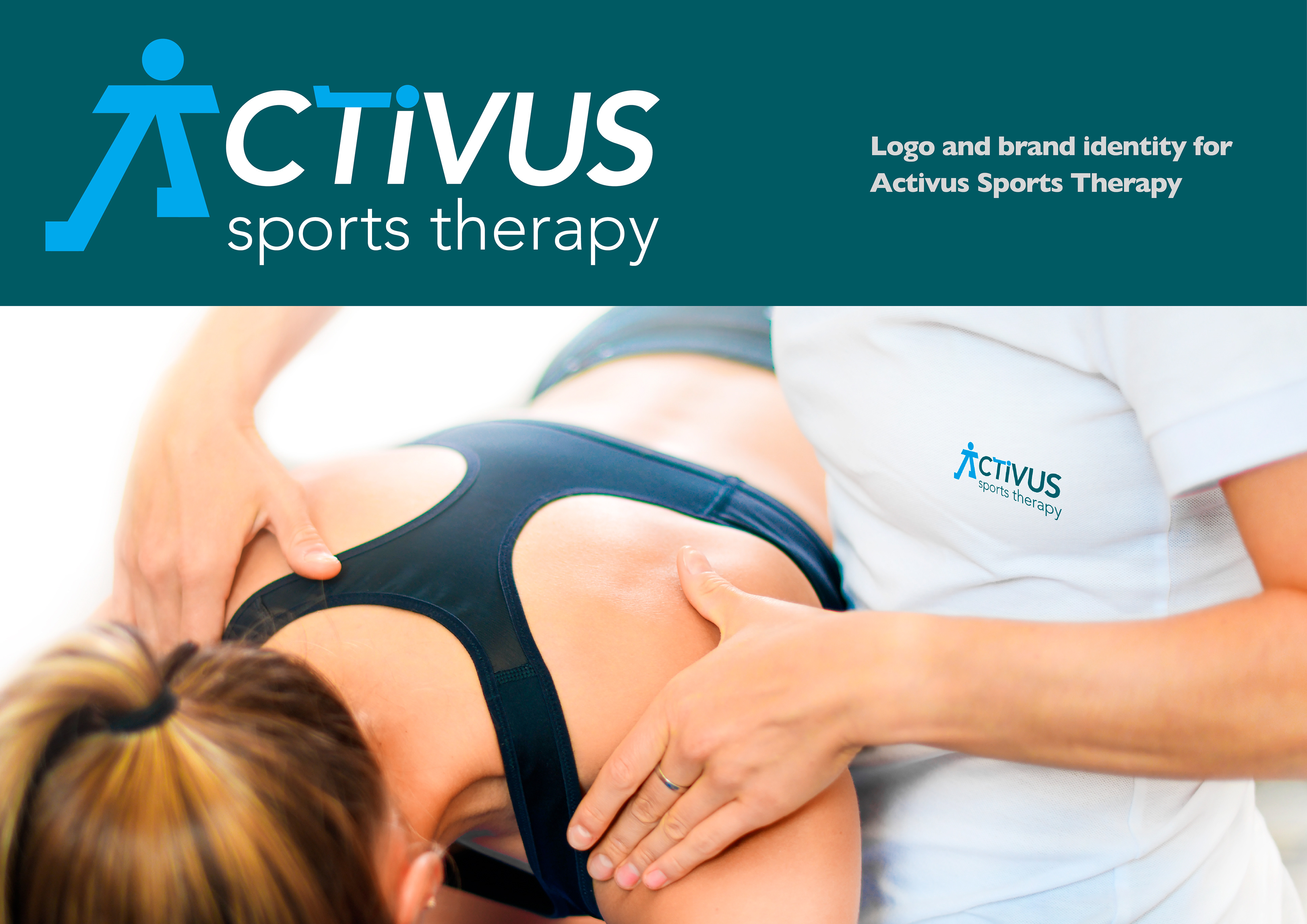 NicBenzDesign brand identity and logo design for Activus Sports Therapy. 