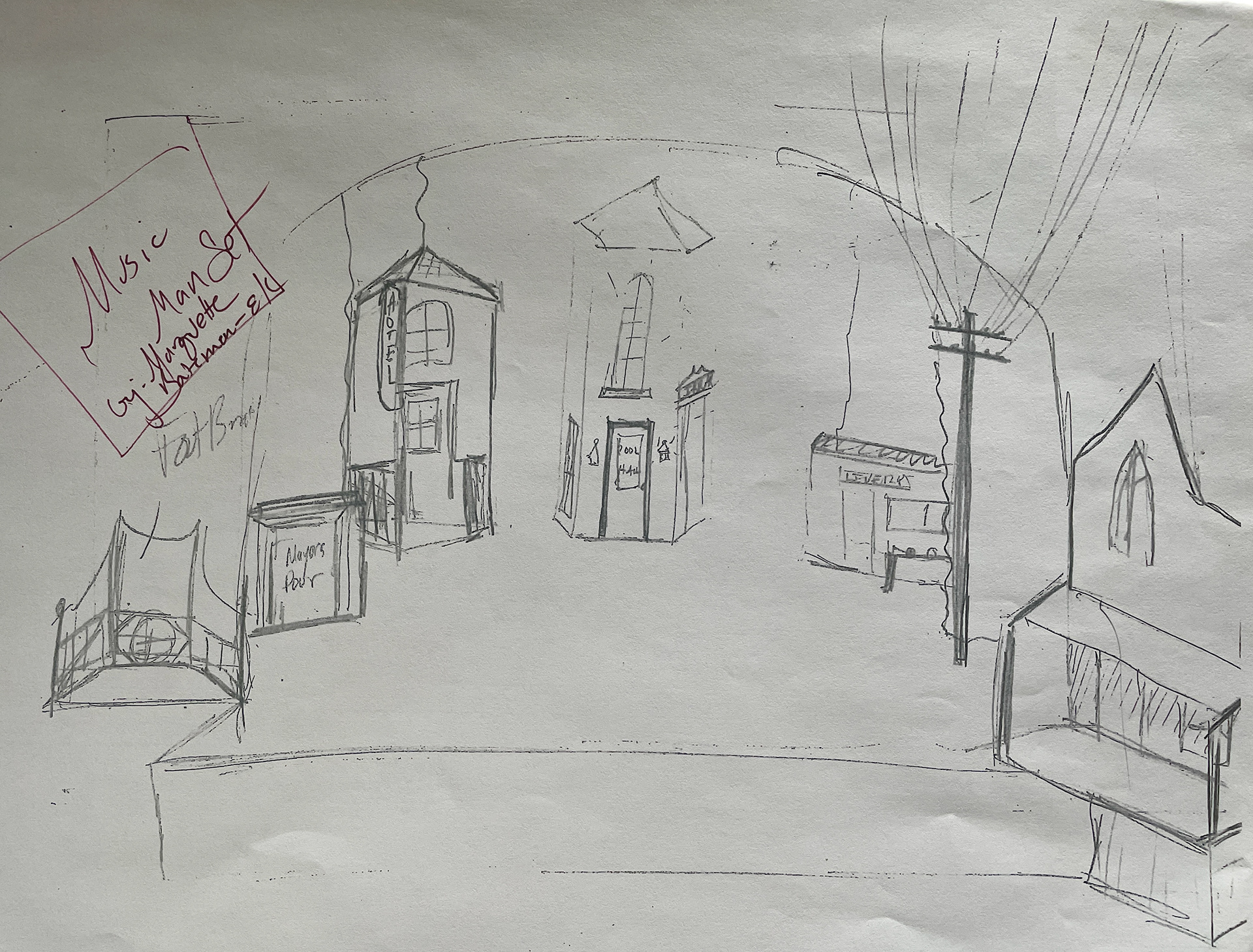 Music Man Set Design Concept