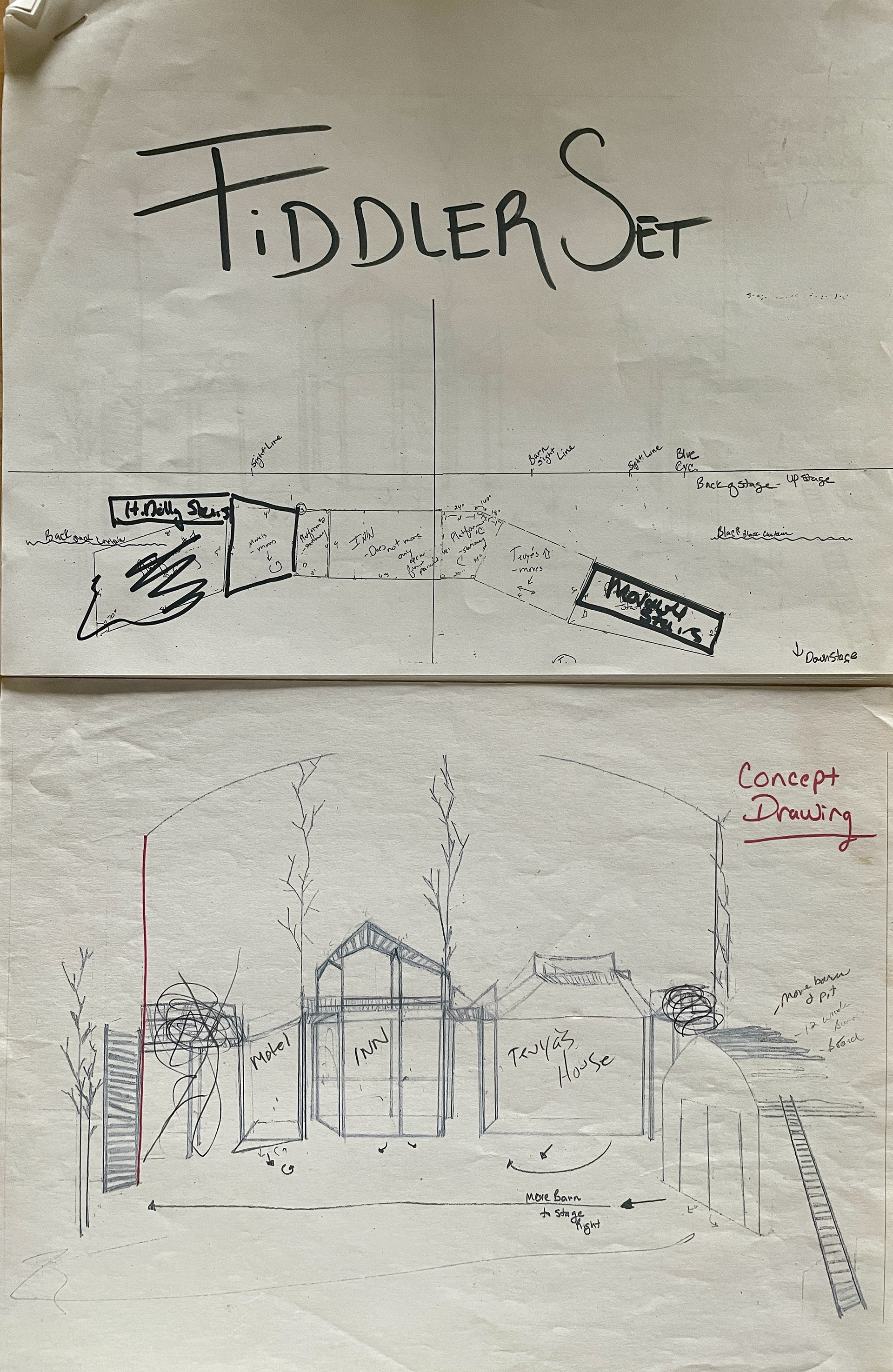Fiddler on The Roof Set Design