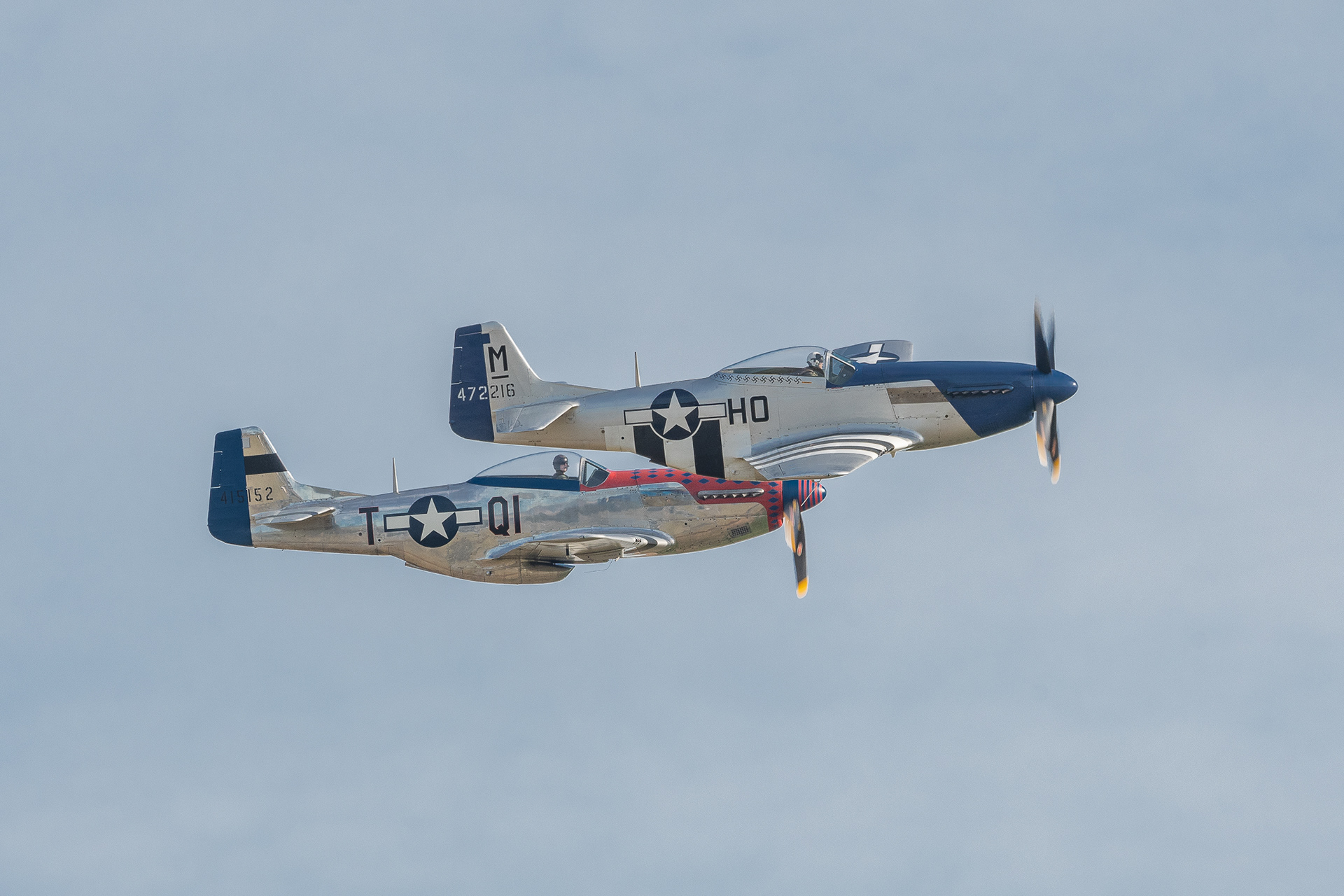 P-51D Mustang 'Miss Helen' & 'Jersey Jerk' - Duxford
