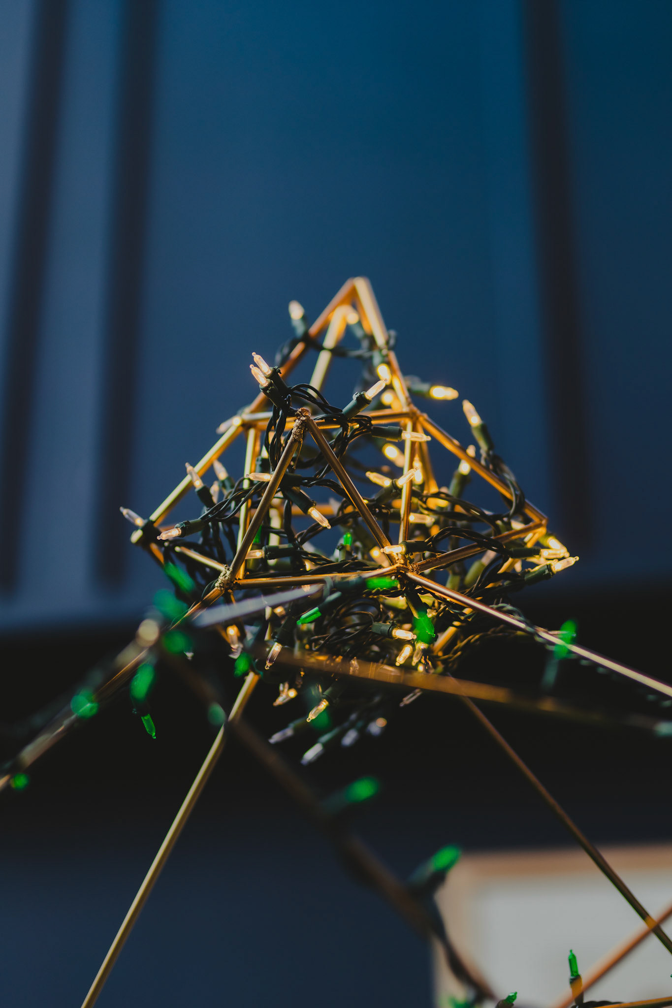 Holiday tree detail for Dogwood Arts