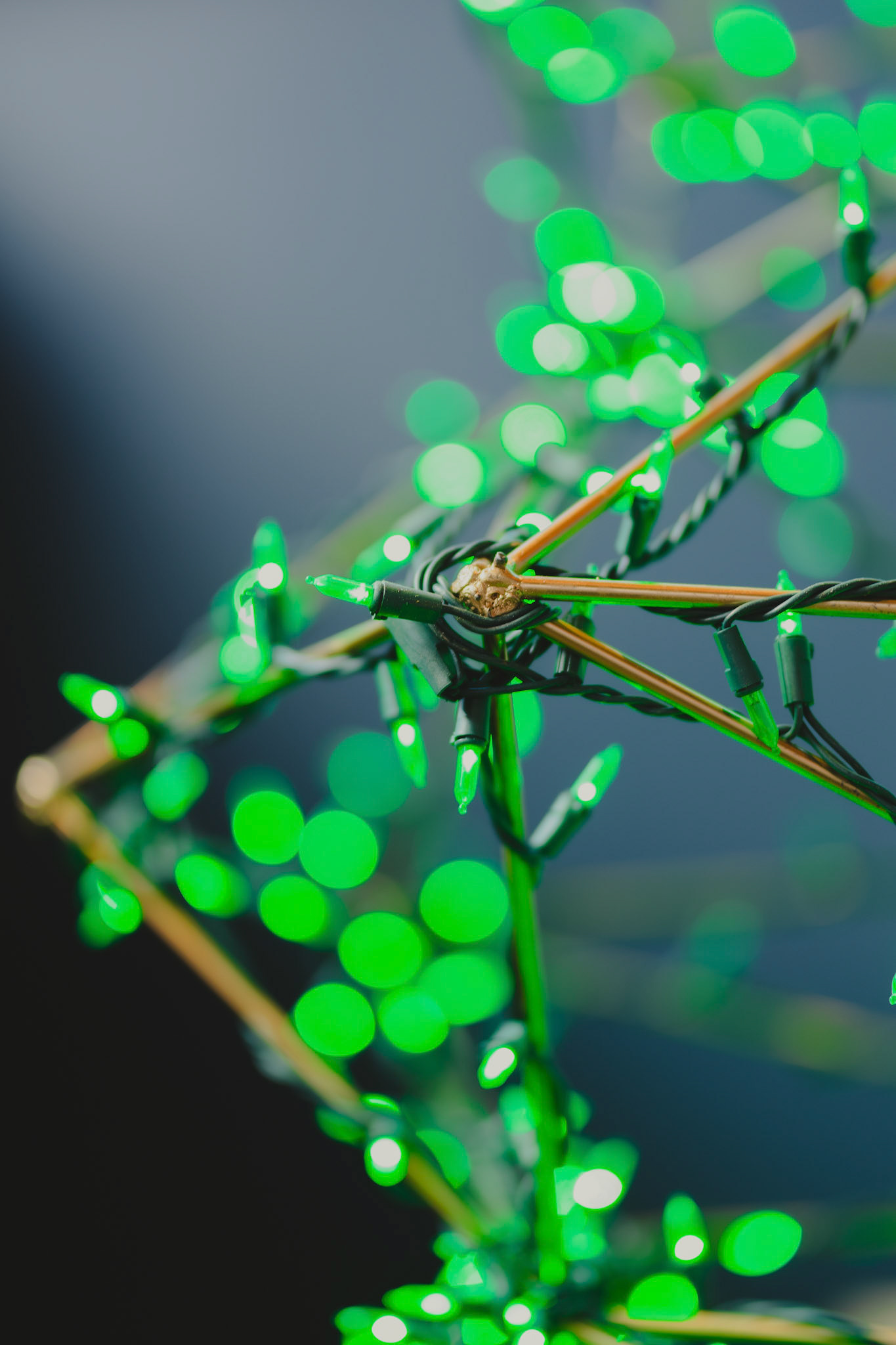 Holiday tree detail for Dogwood Arts