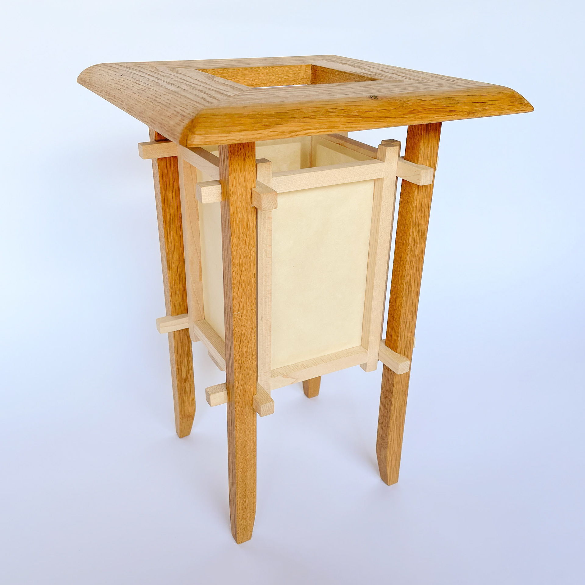 white oak and hard maple