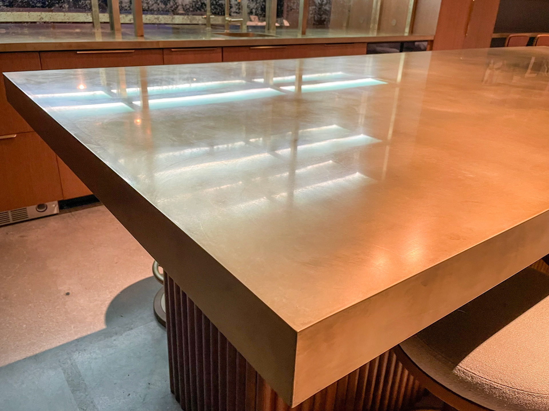 antique brass patina