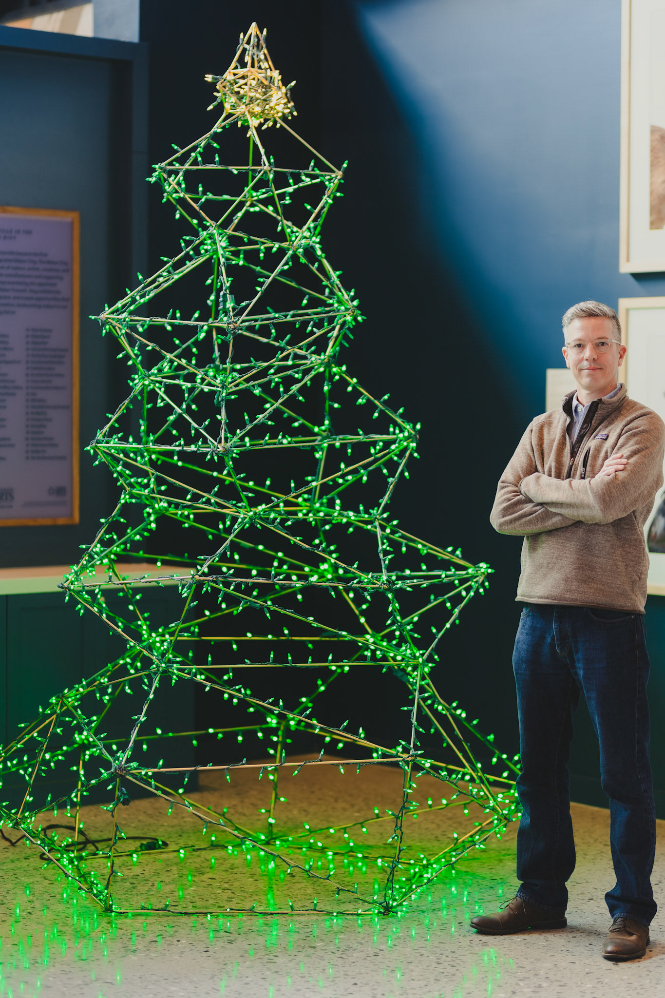 Holiday tree for Dogwood Arts