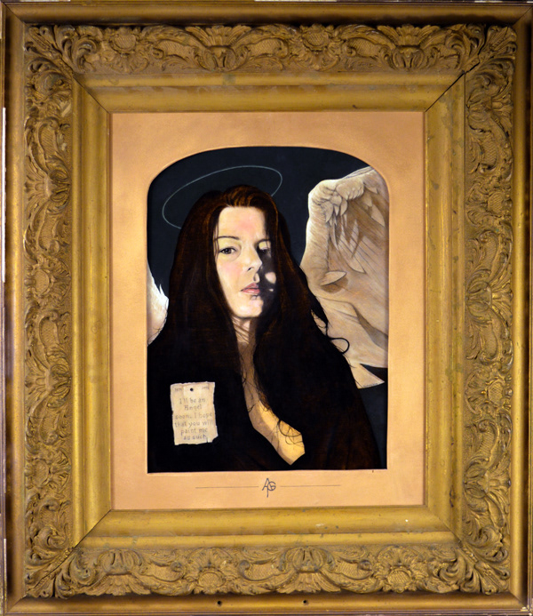 "Anna" . . . Oil on 16" x 20" wood panel 2019 . . . $1500