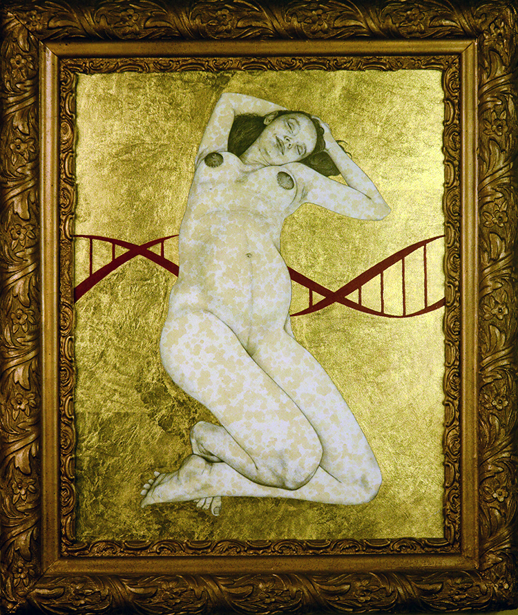 "River of Life" . . . 16" x 20" art board 2017 . . . $850